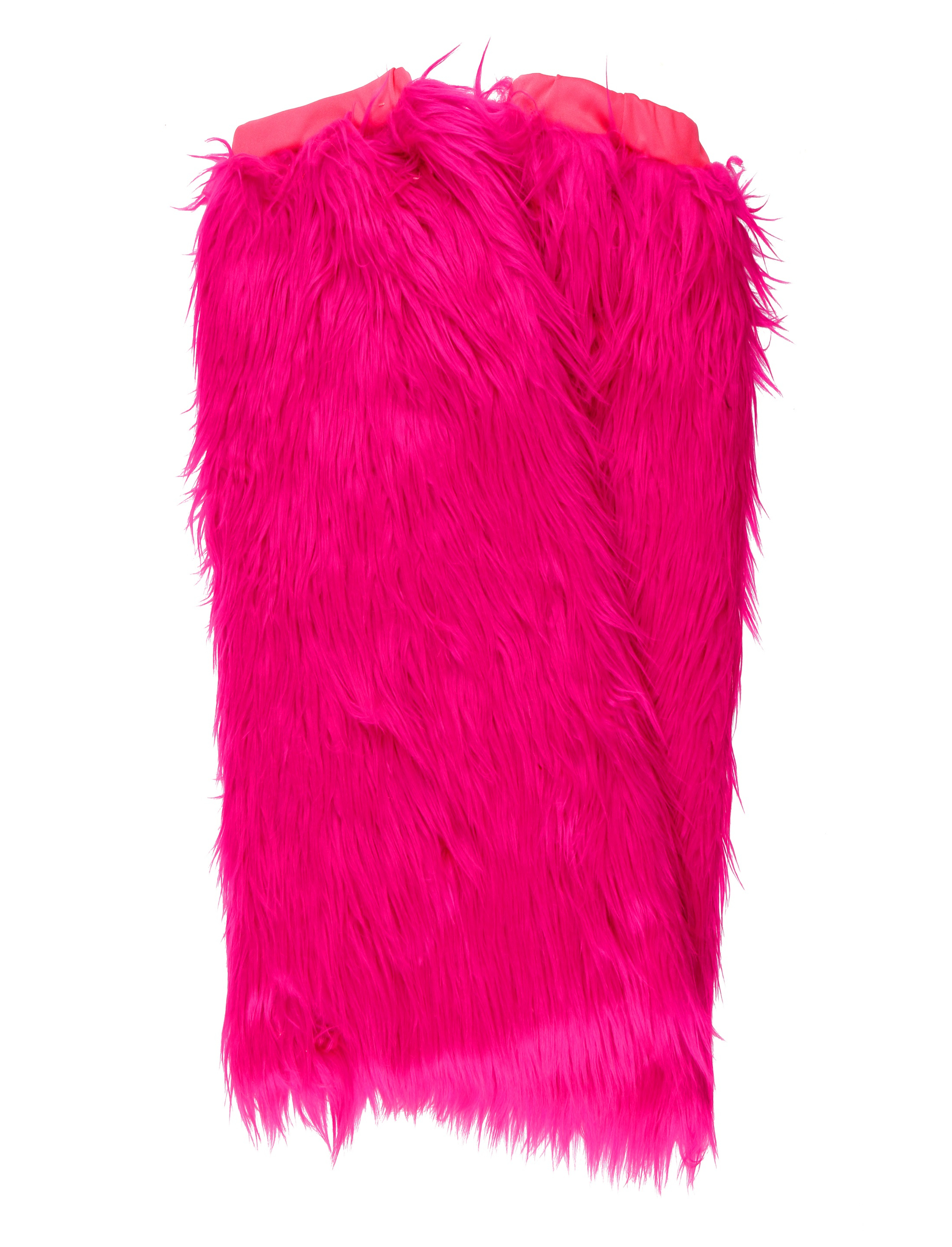 Beinwärmer Plüsch pink