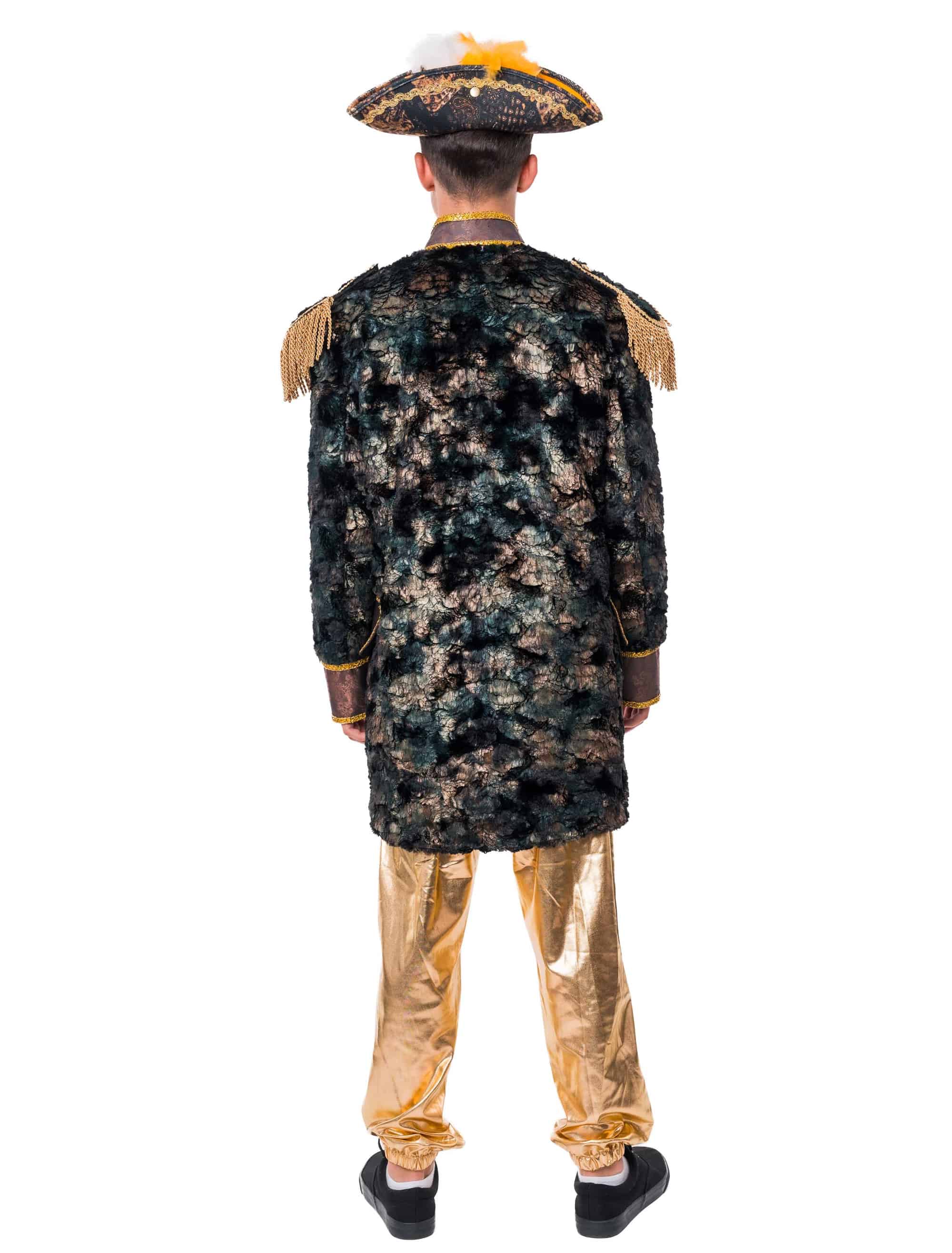 Jacke Fell mit Epauletten Premium Herren dunkelbraun 3XL