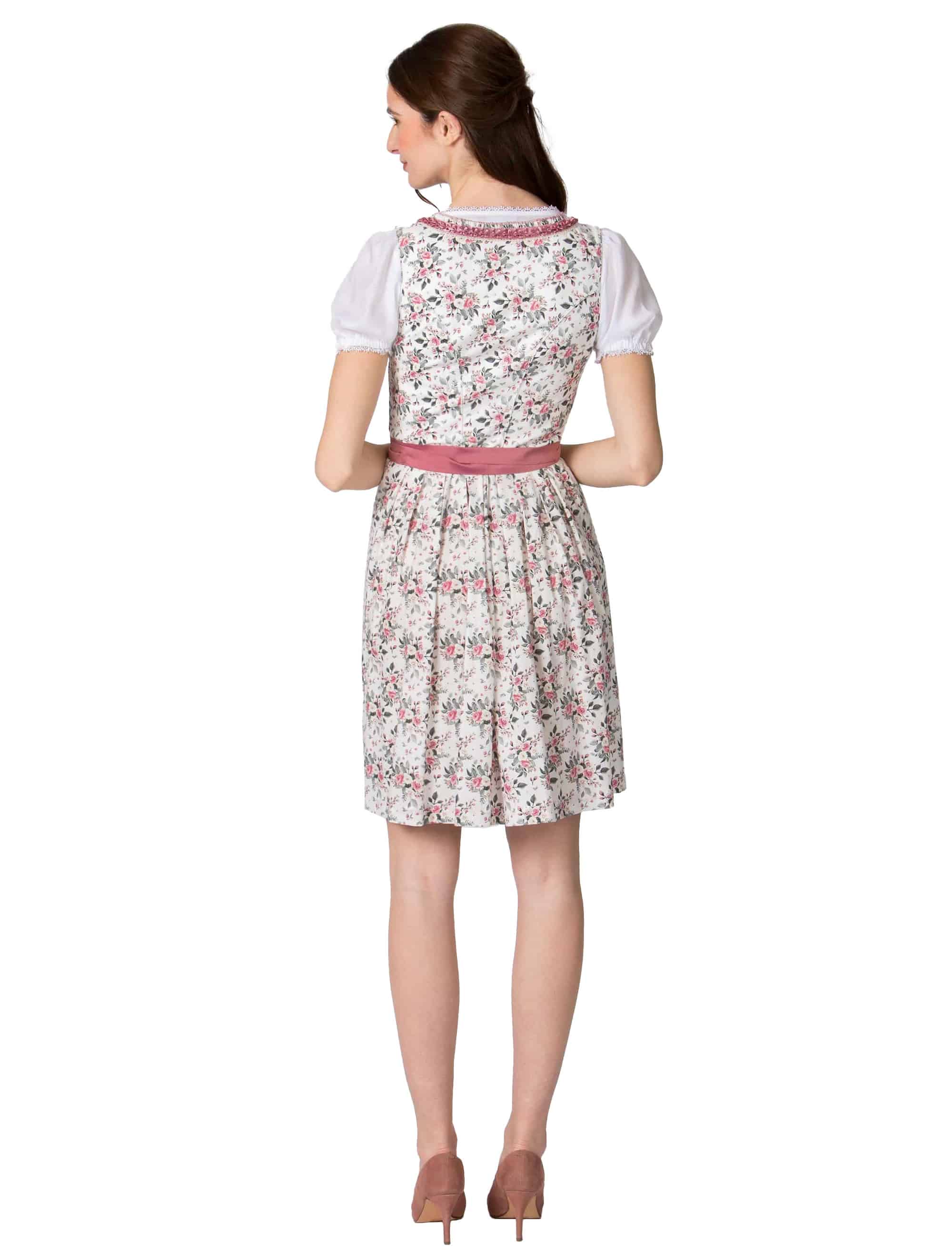 Dirndl Raja Damen weiß/rosa 40