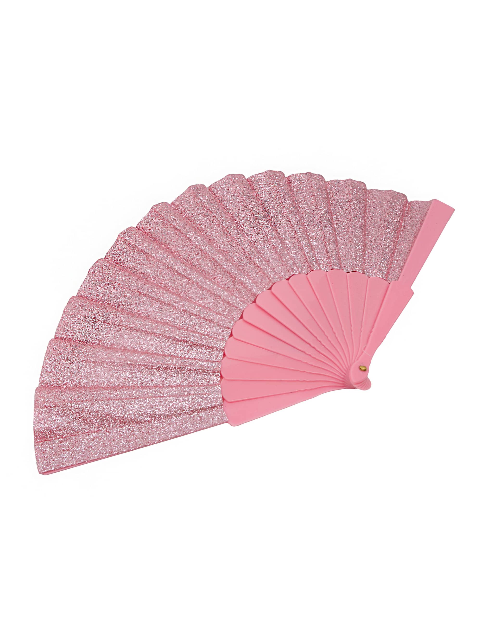 Fächer mit Glitzer pink