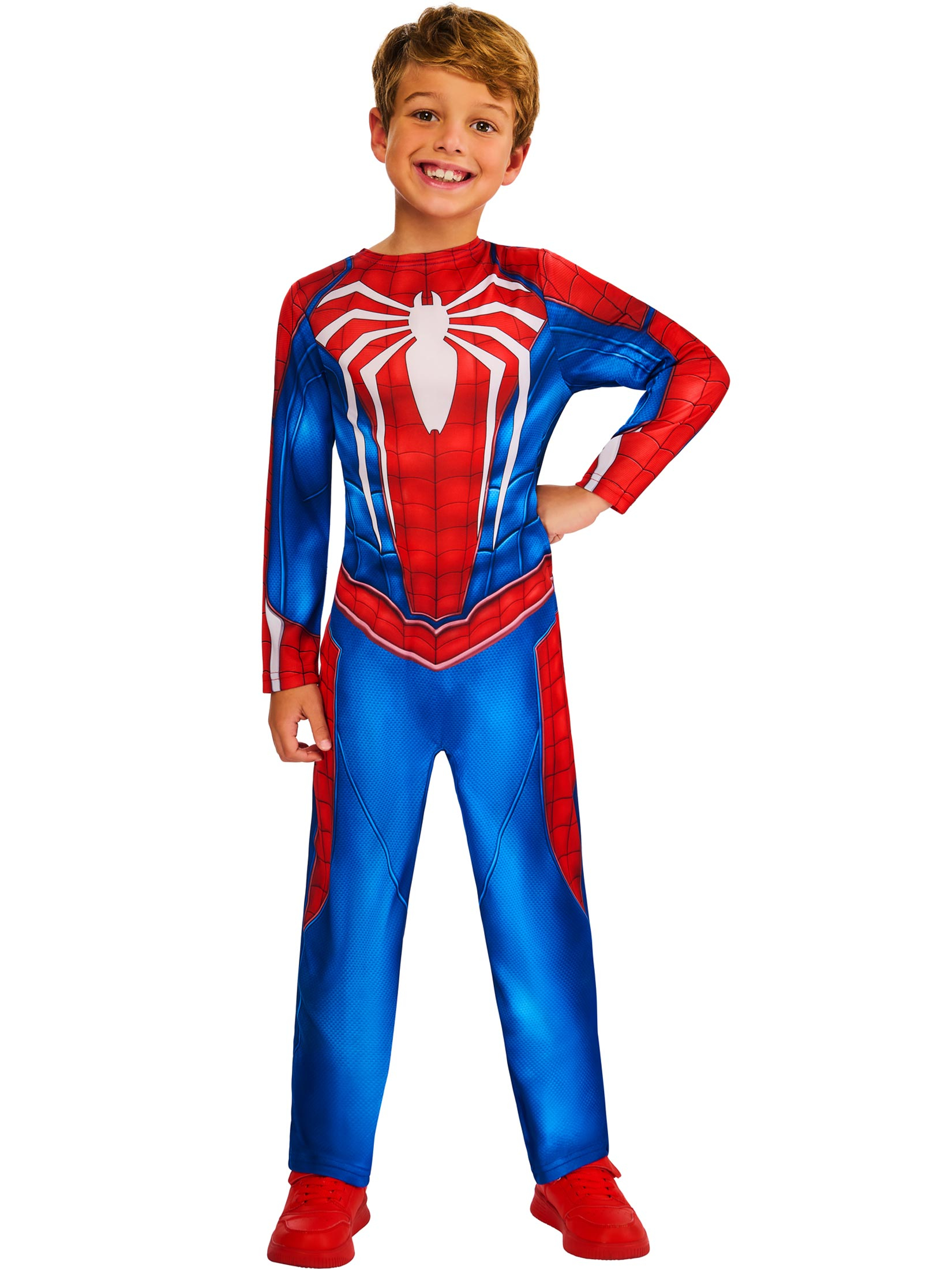 Spider-Man 2-tlg. Kinder rot/blau 5-6 Jahre