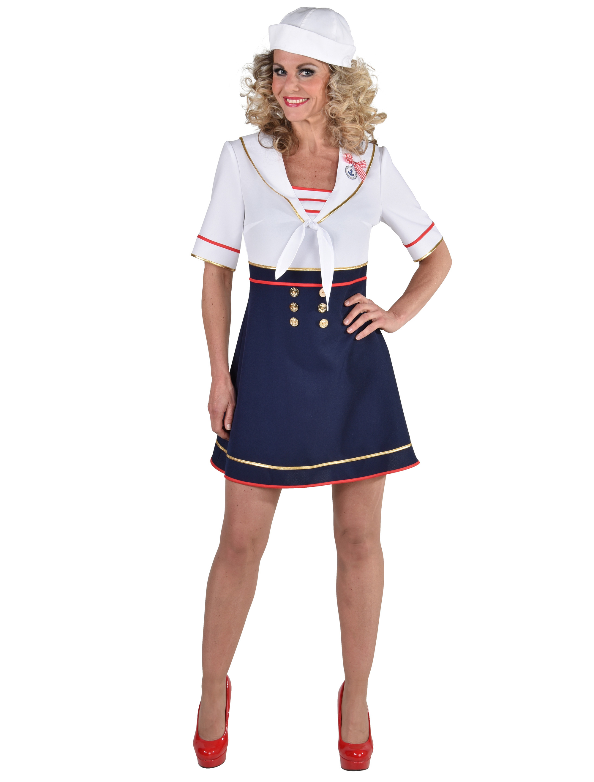 Kleid Seefahrerin Damen
