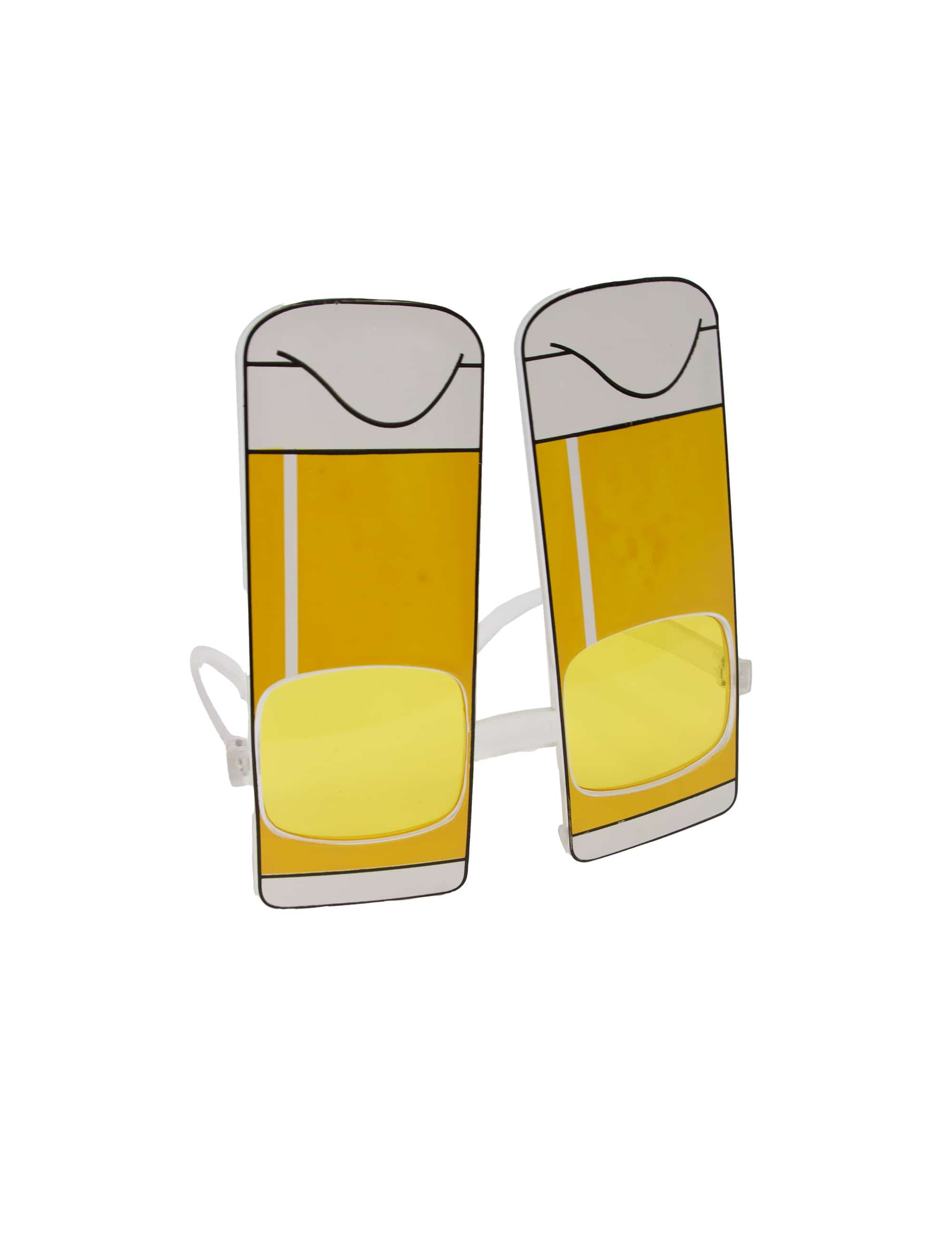 Brille Kölschgläser gelb