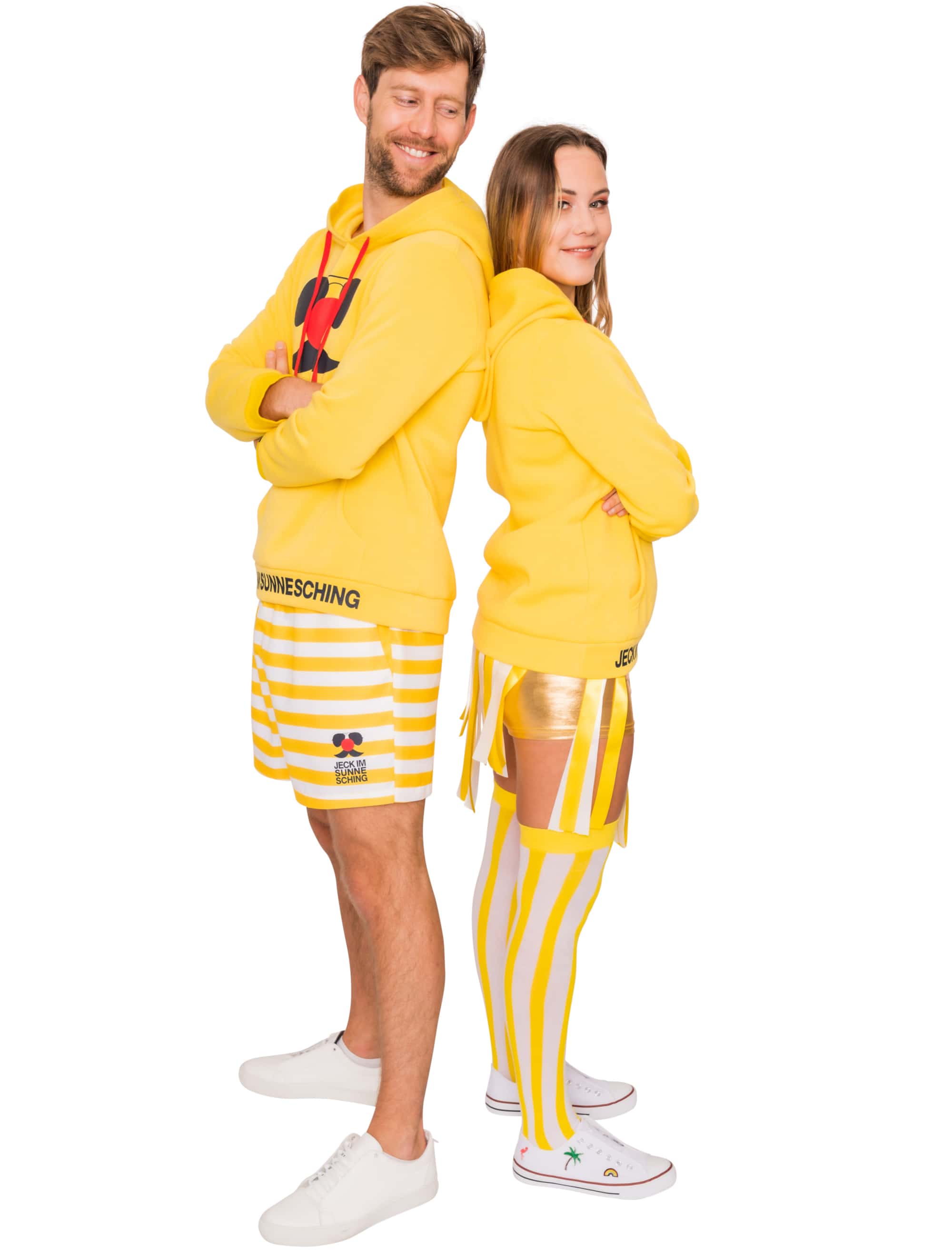JIS Hoodie Unisex Jeck im Sunnesching gelb S/M