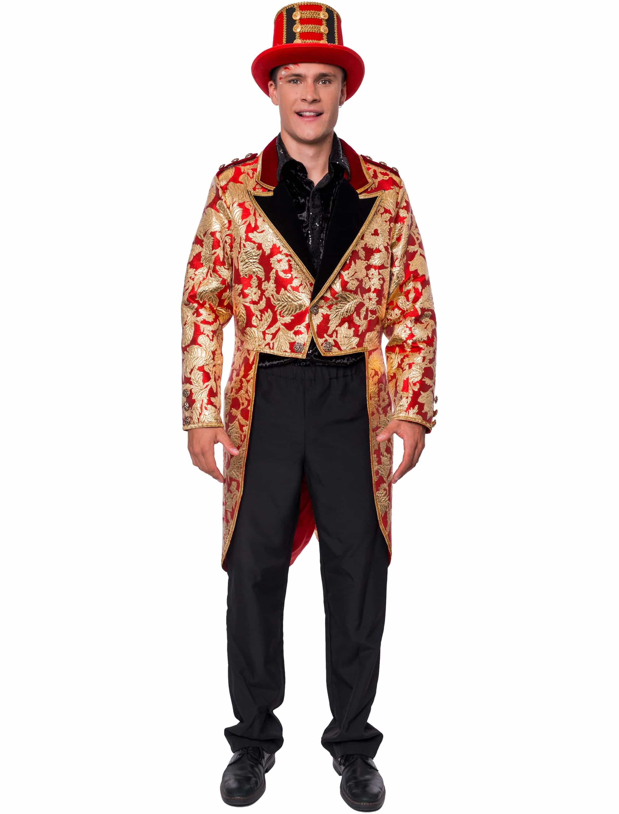 Frack Barock Herren rot/gold S