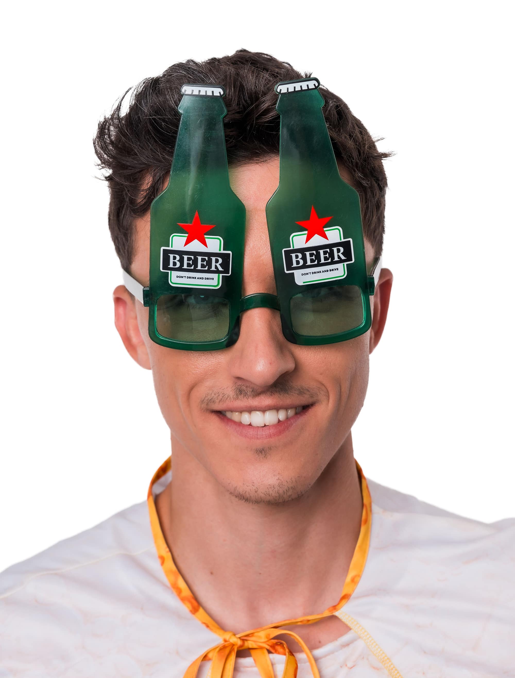 Brille Bierflaschen grün