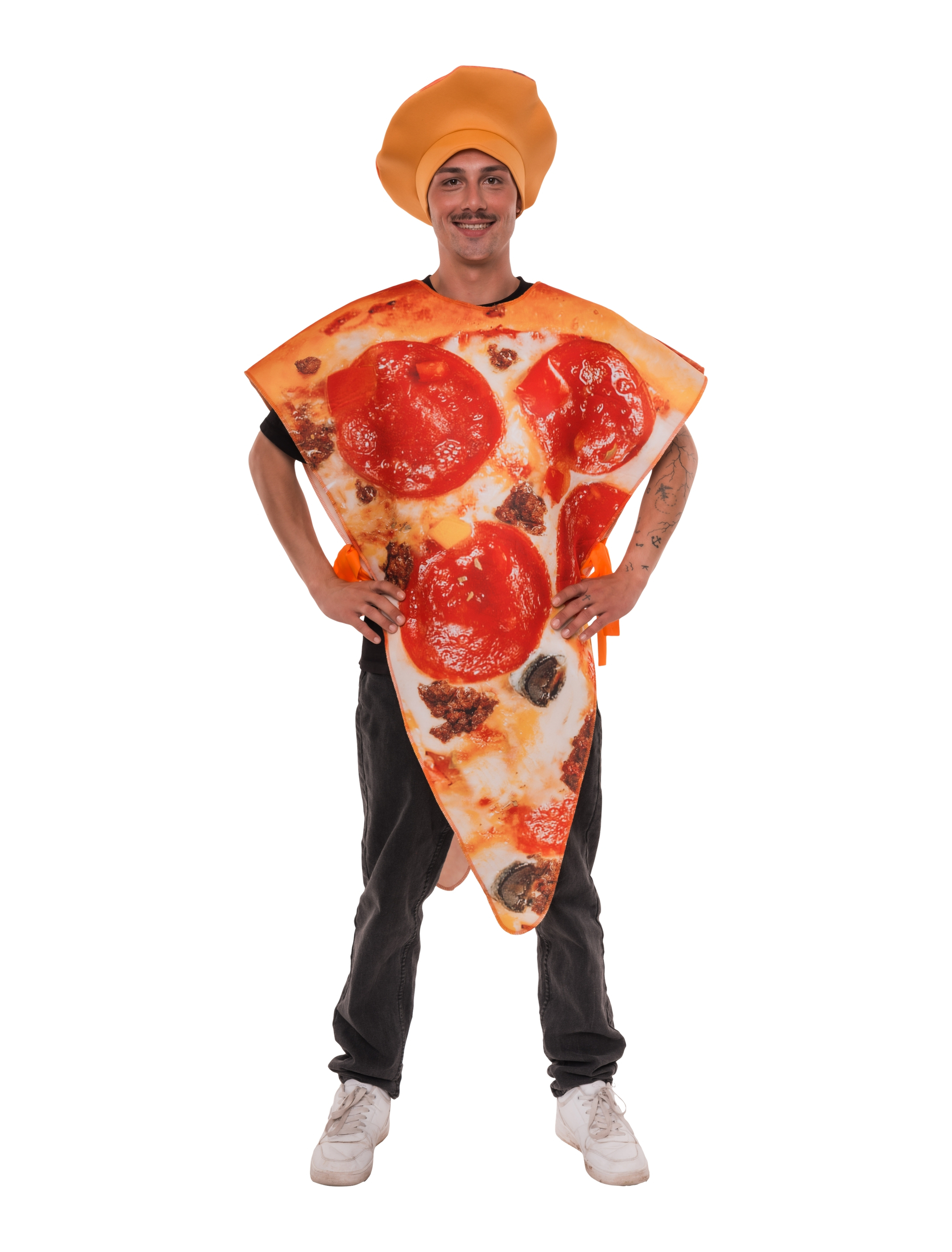 Kostüm Pizzastück bunt one size