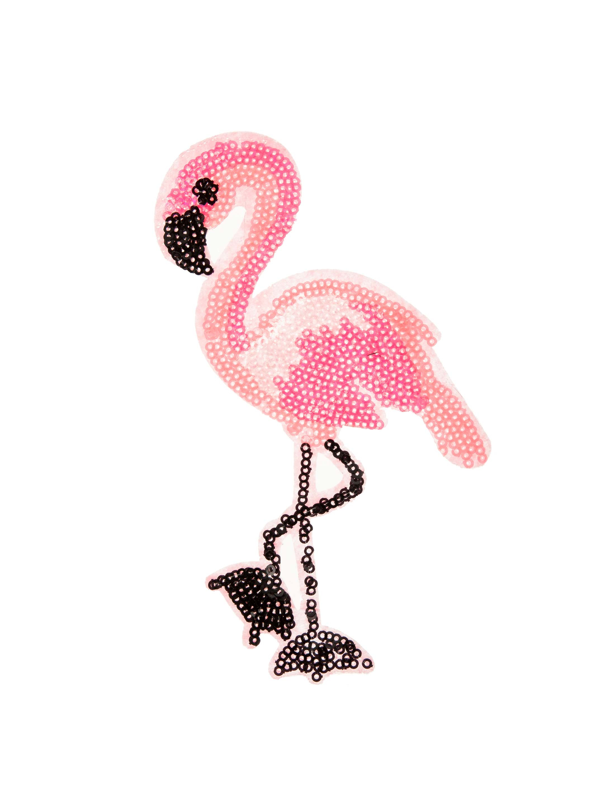 Bügelpatch Flamingo 15 cm