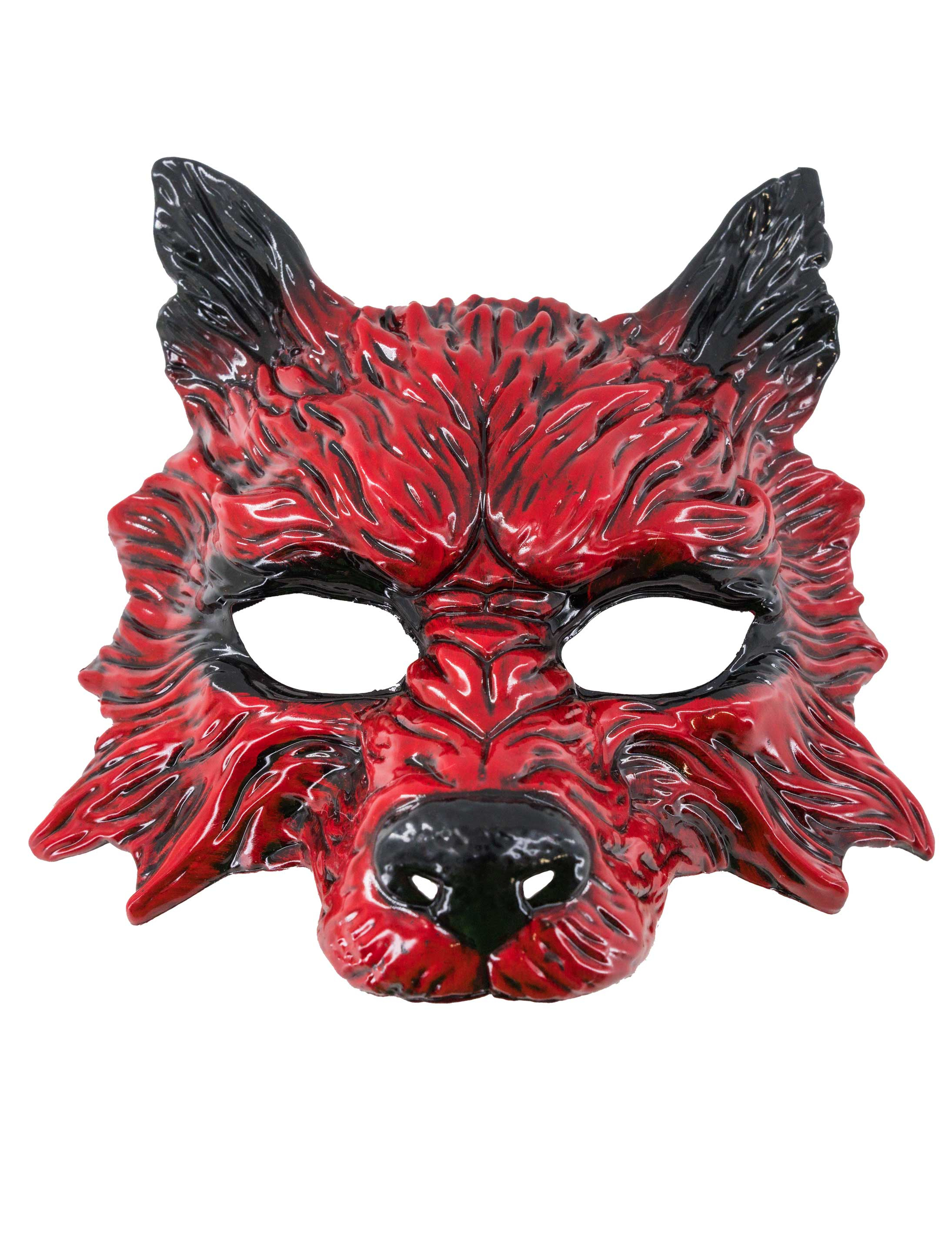 Maske Wolf rot