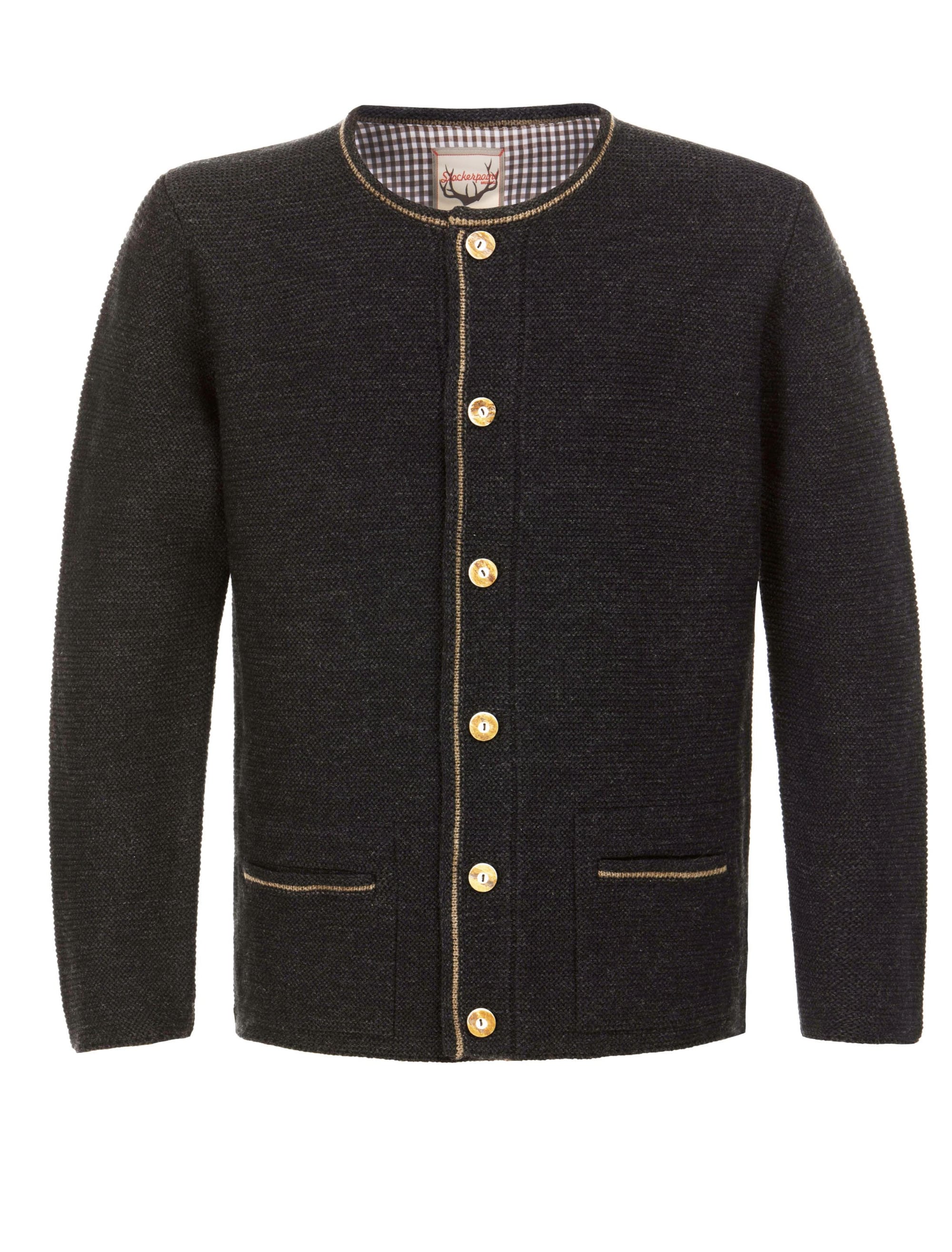 Trachtenjacke Martin Herren anthrazit 58