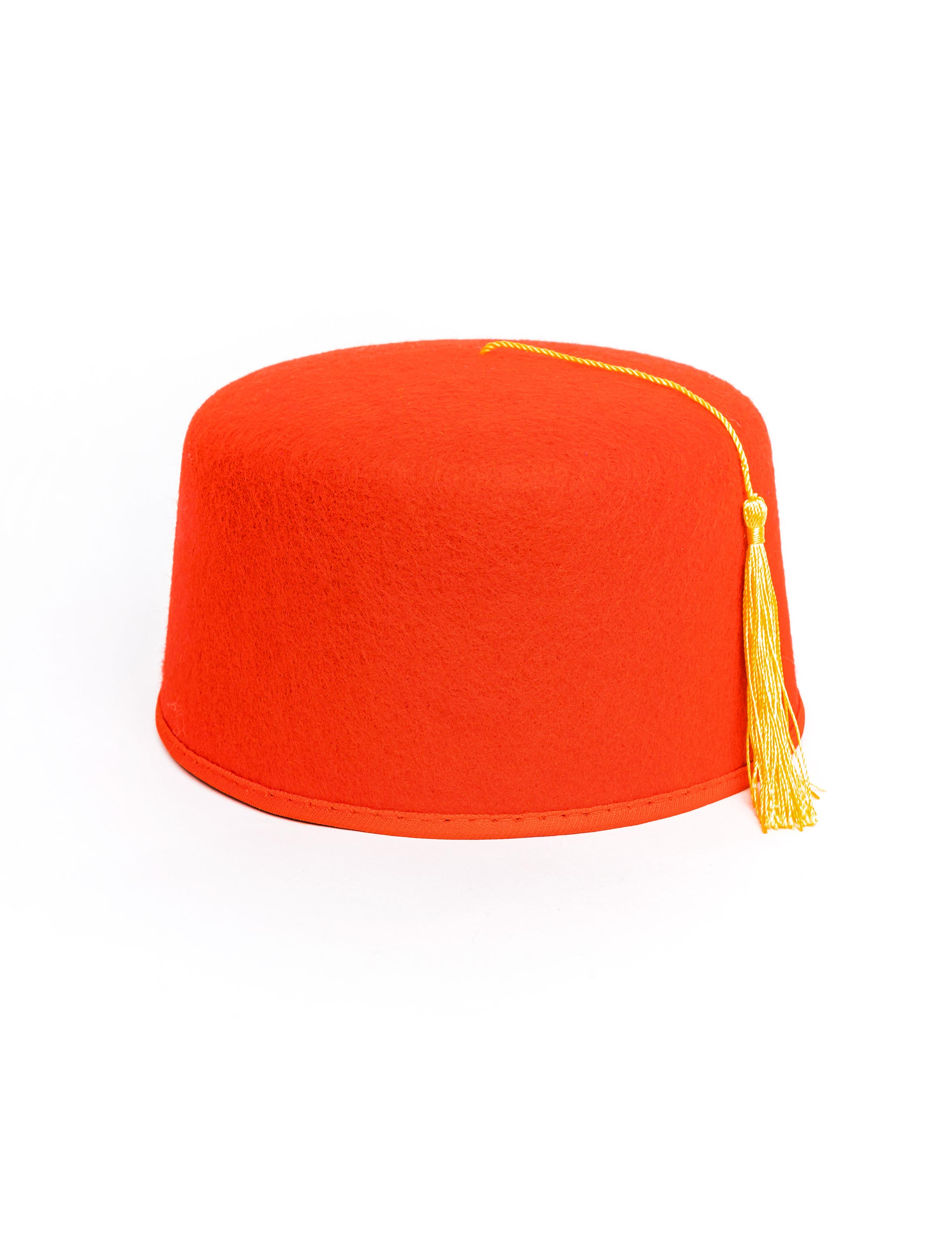 Hut Fez rot mit goldener Quaste