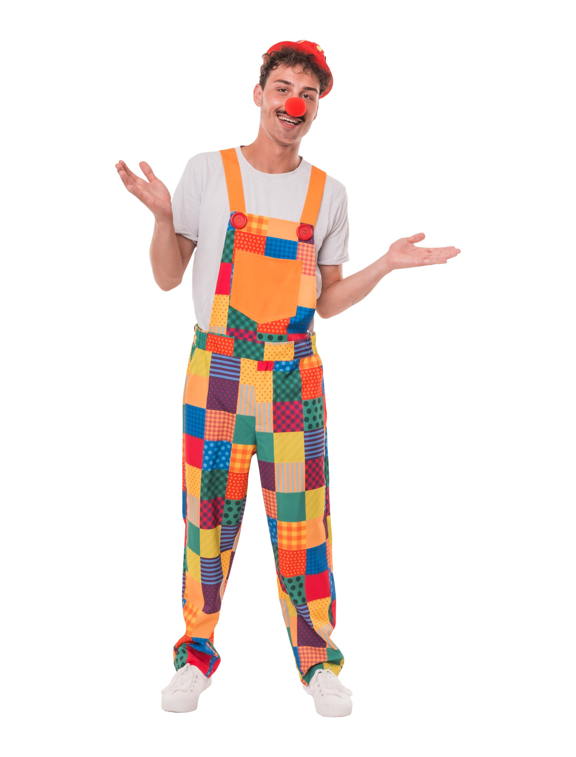 Latzhose Clown bunt S/M