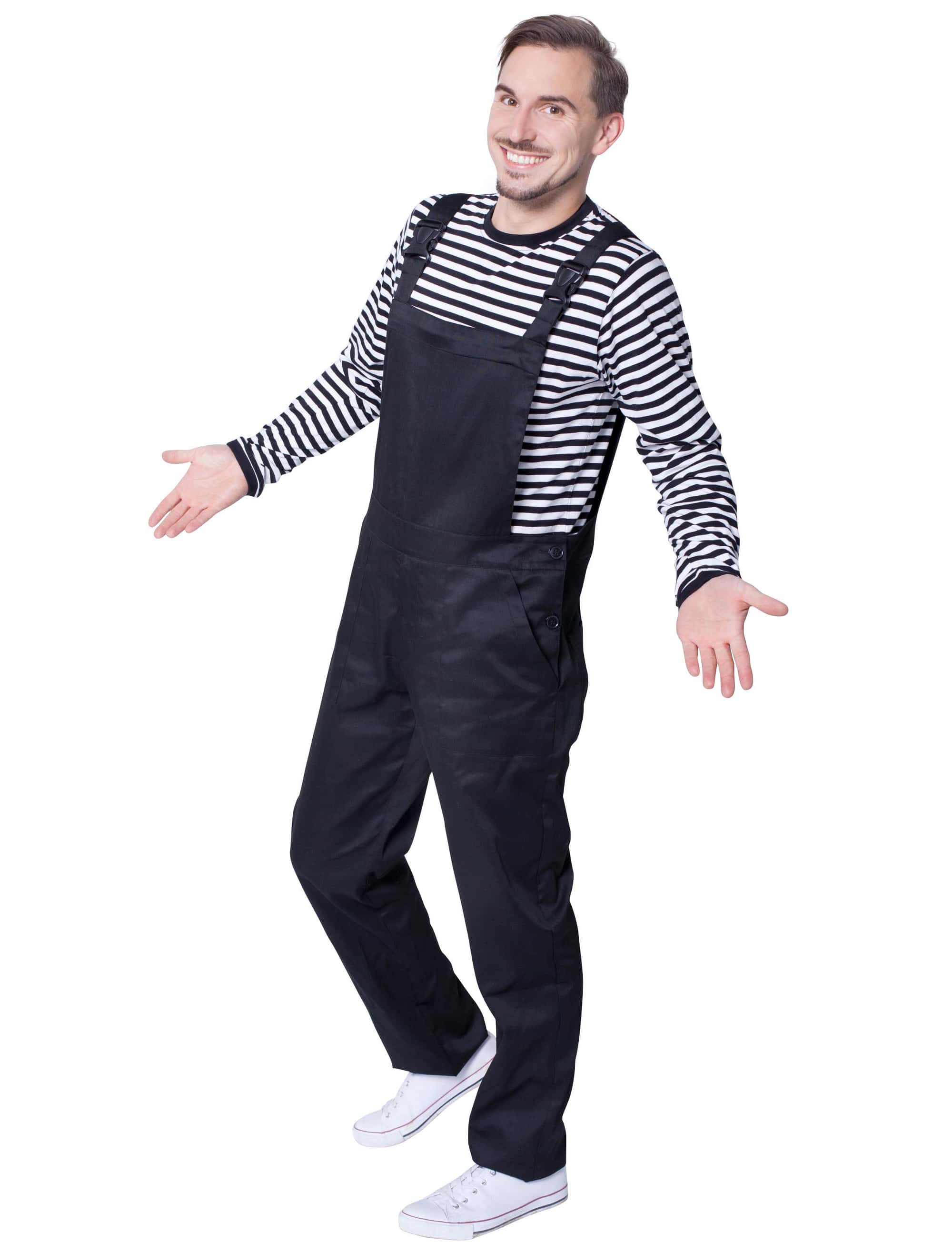 Latzhose schwarz 3XL