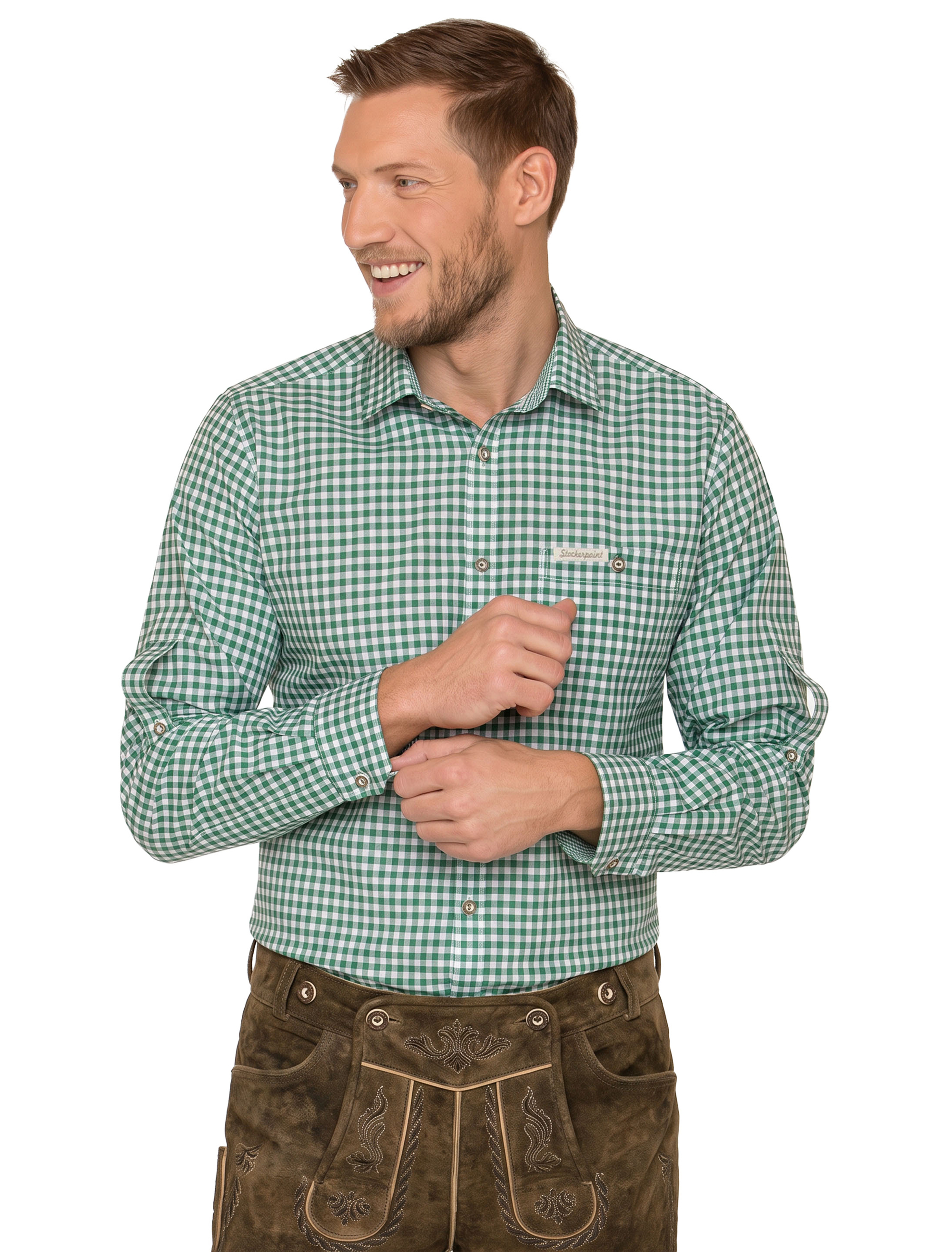 Hemd Campos Herren dunkelgrün 2XL