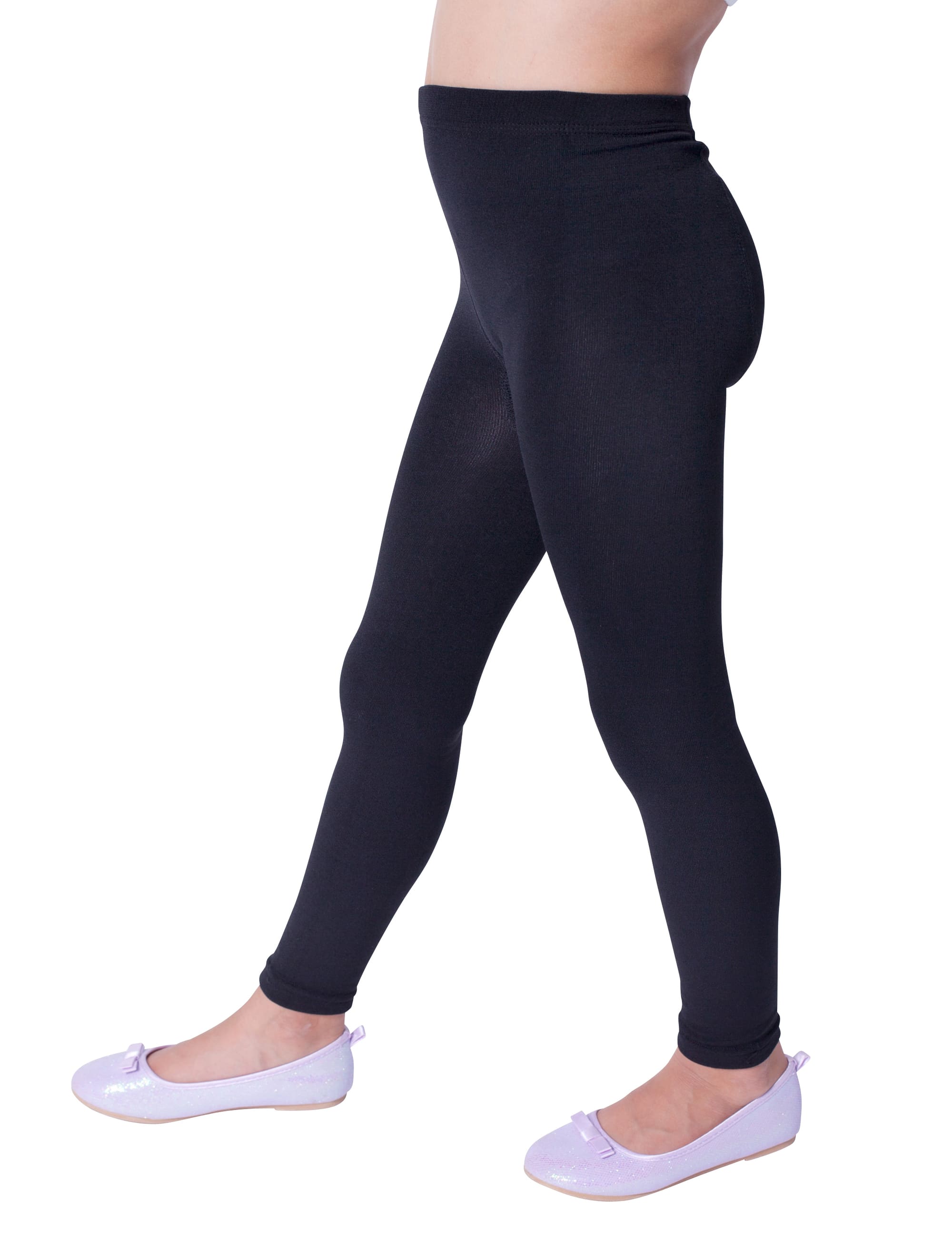 Leggings Thermo Kinder Mädchen schwarz 104-116