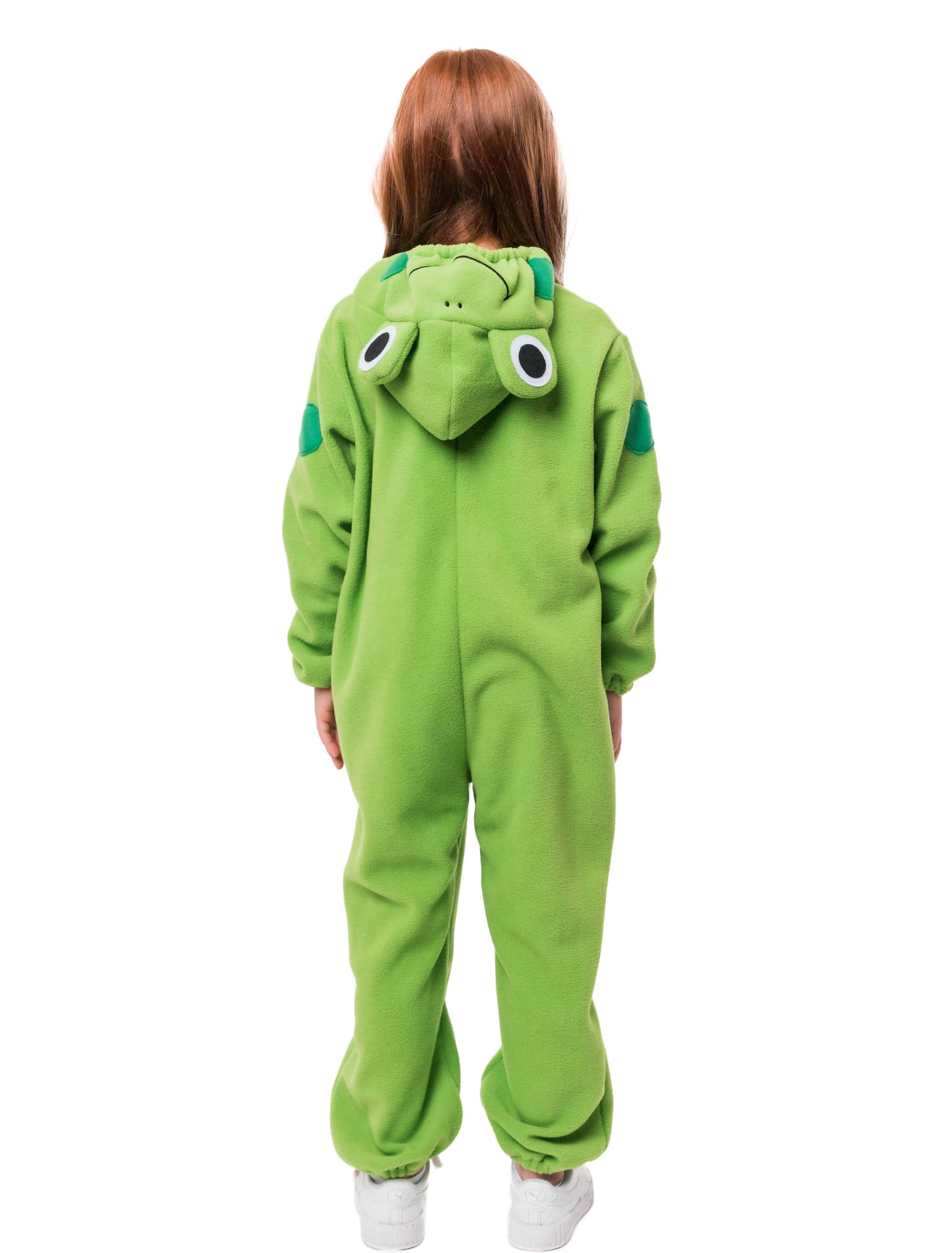 Overall Frosch Plüsch Kinder grün 116
