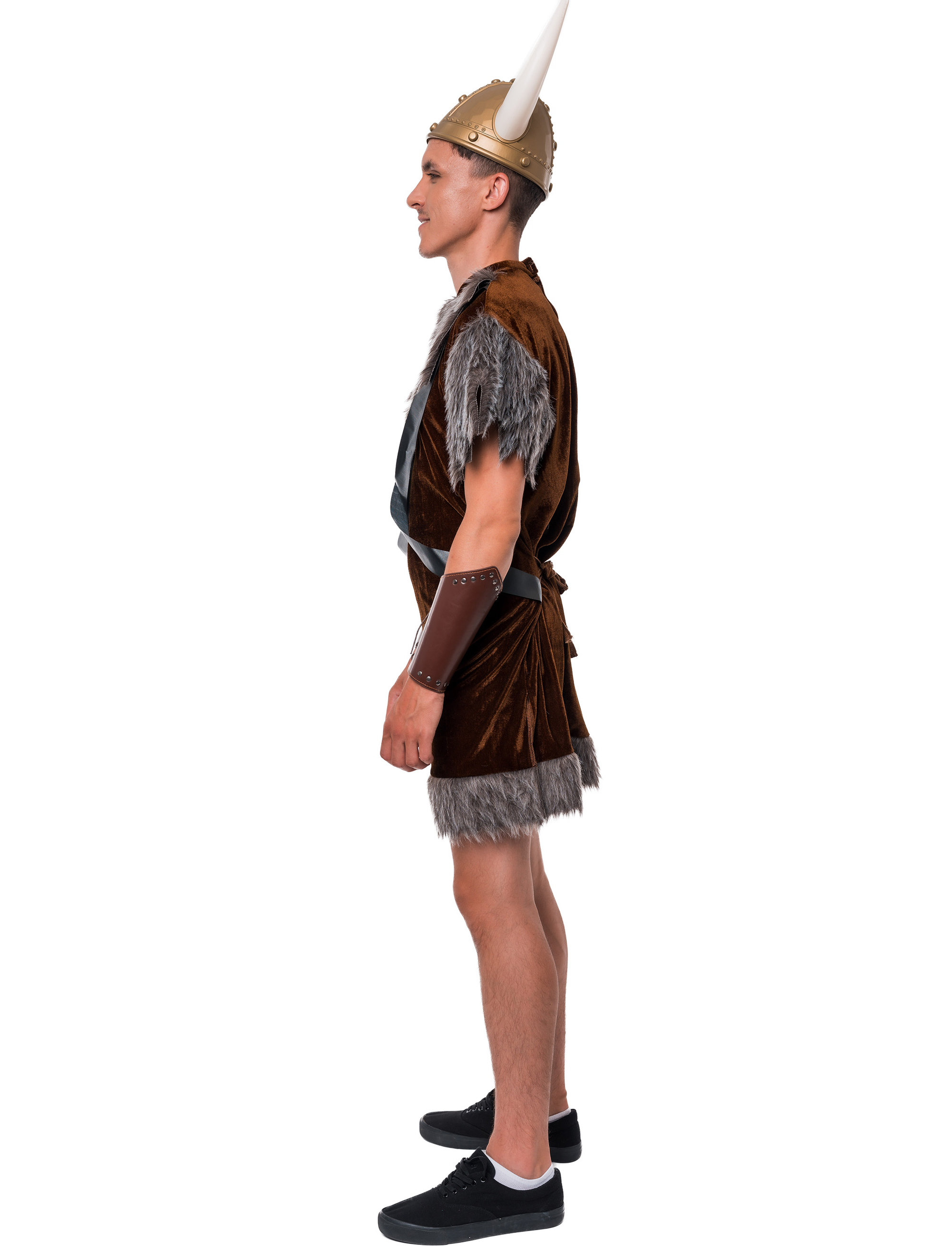 Kostüm Wikinger Herren dunkelbraun M/L