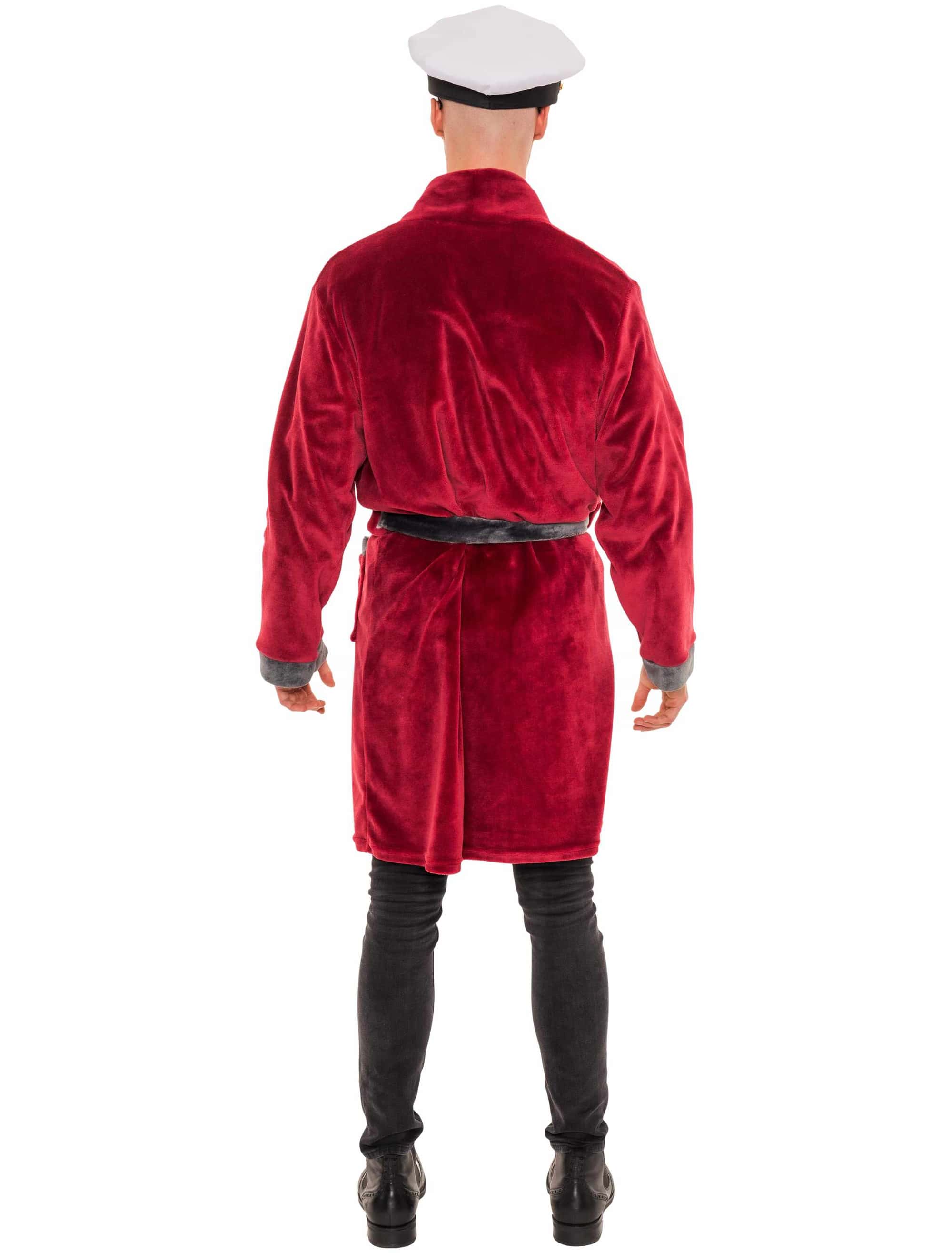 Bademantel rot one size