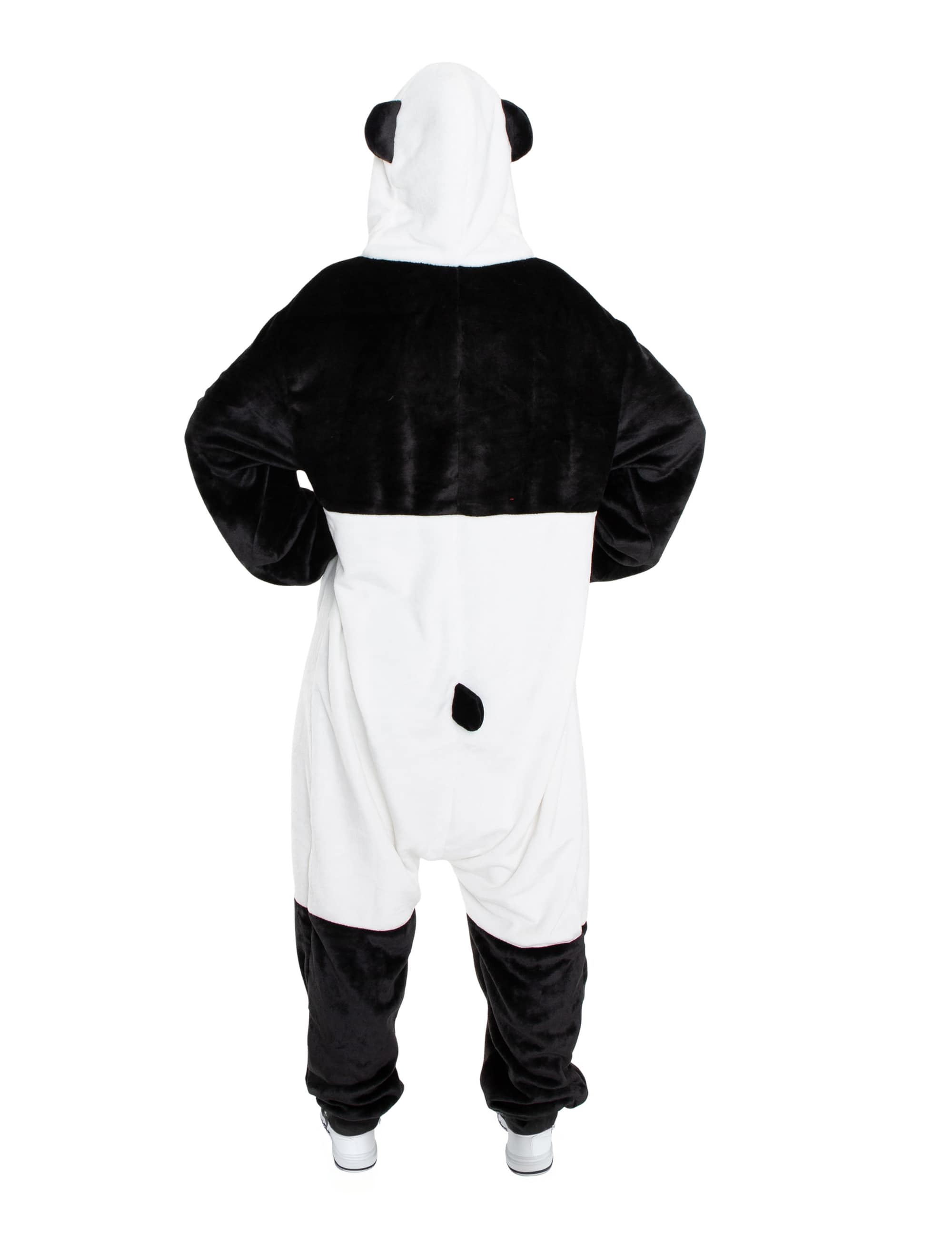 Overall Plüsch Panda Damen schwarz/weiß 34/36