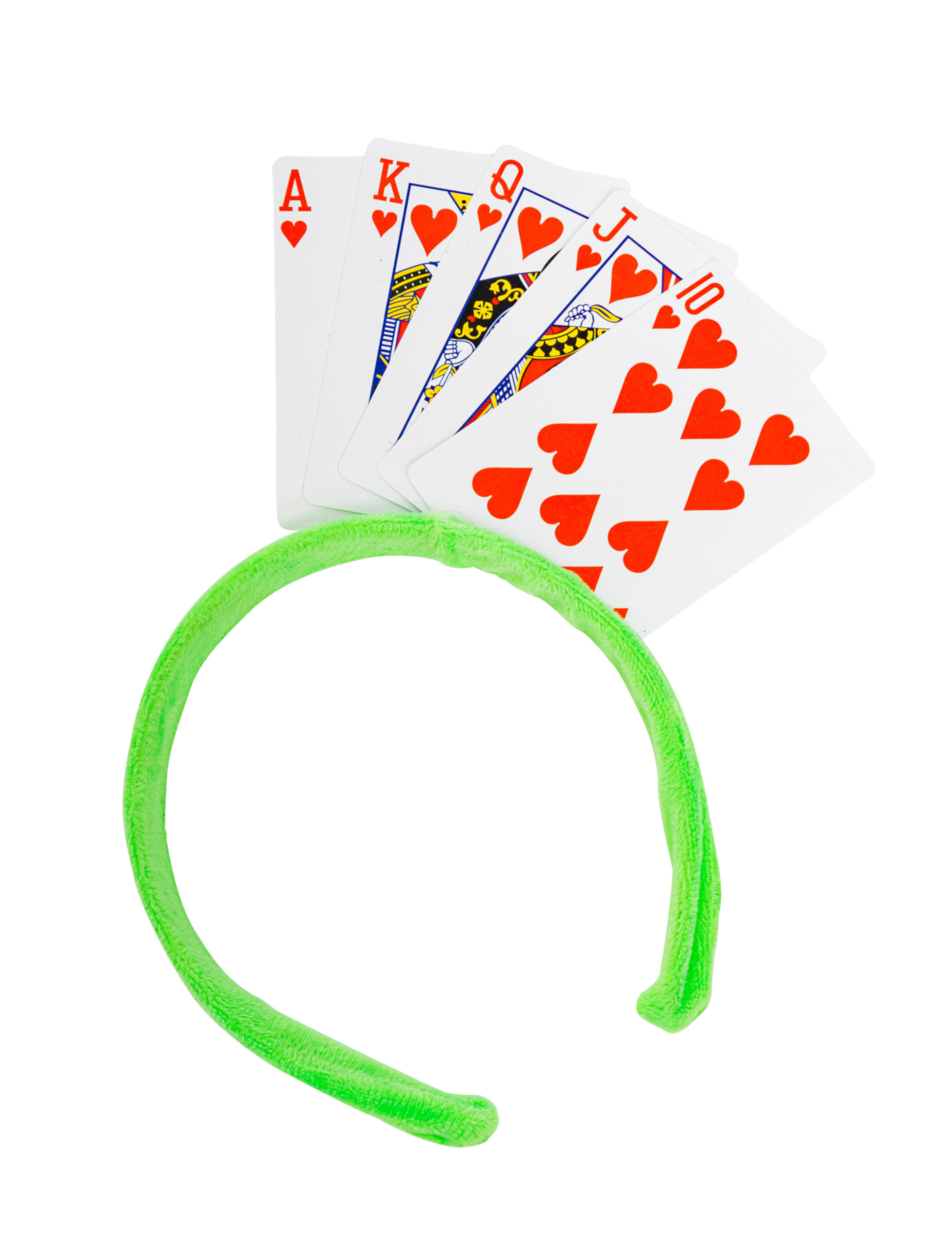 Haarreif Spielkarten bunt