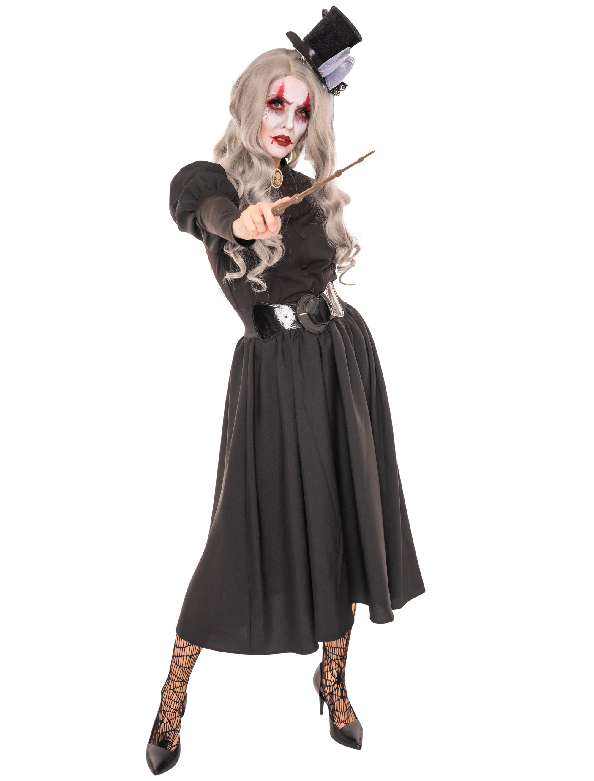 Kleid Kamee lang schwarz S