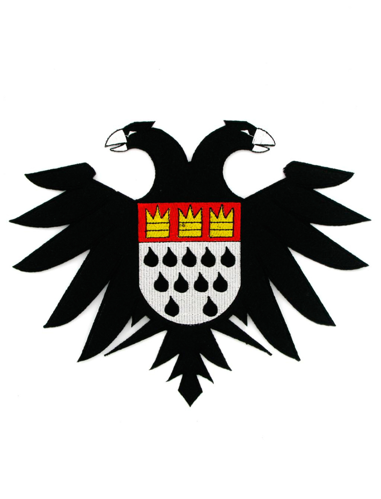 Bügelpatch Köln Adler groß 23cm