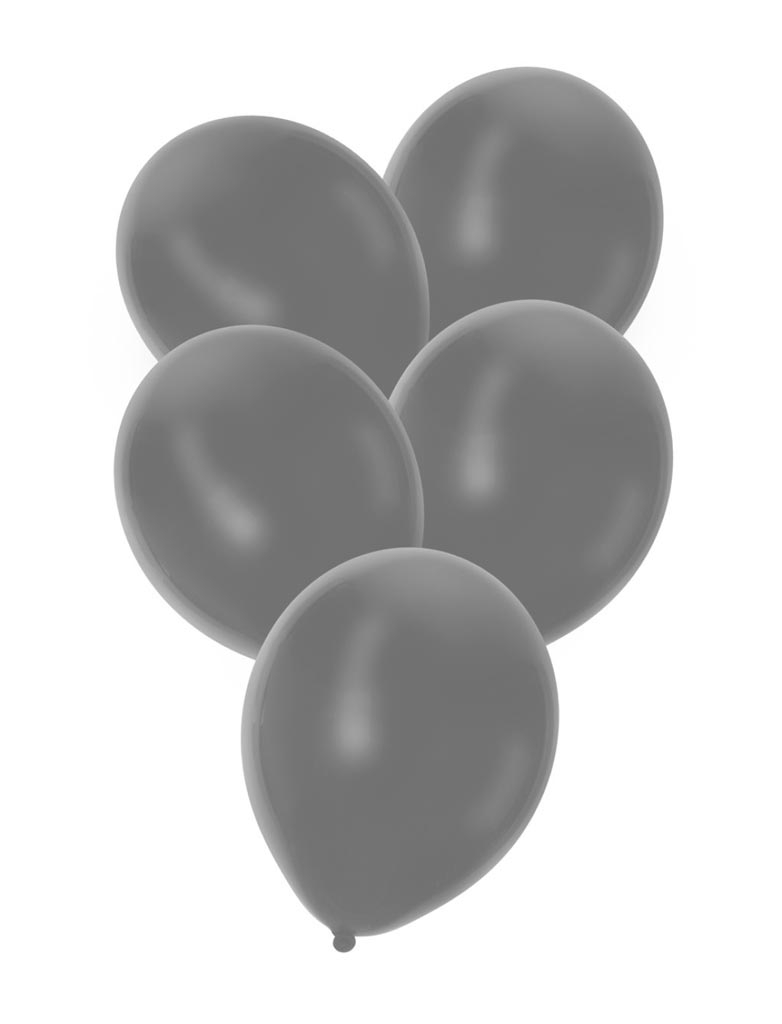 Luftballons grau 100er Btl.  90/100