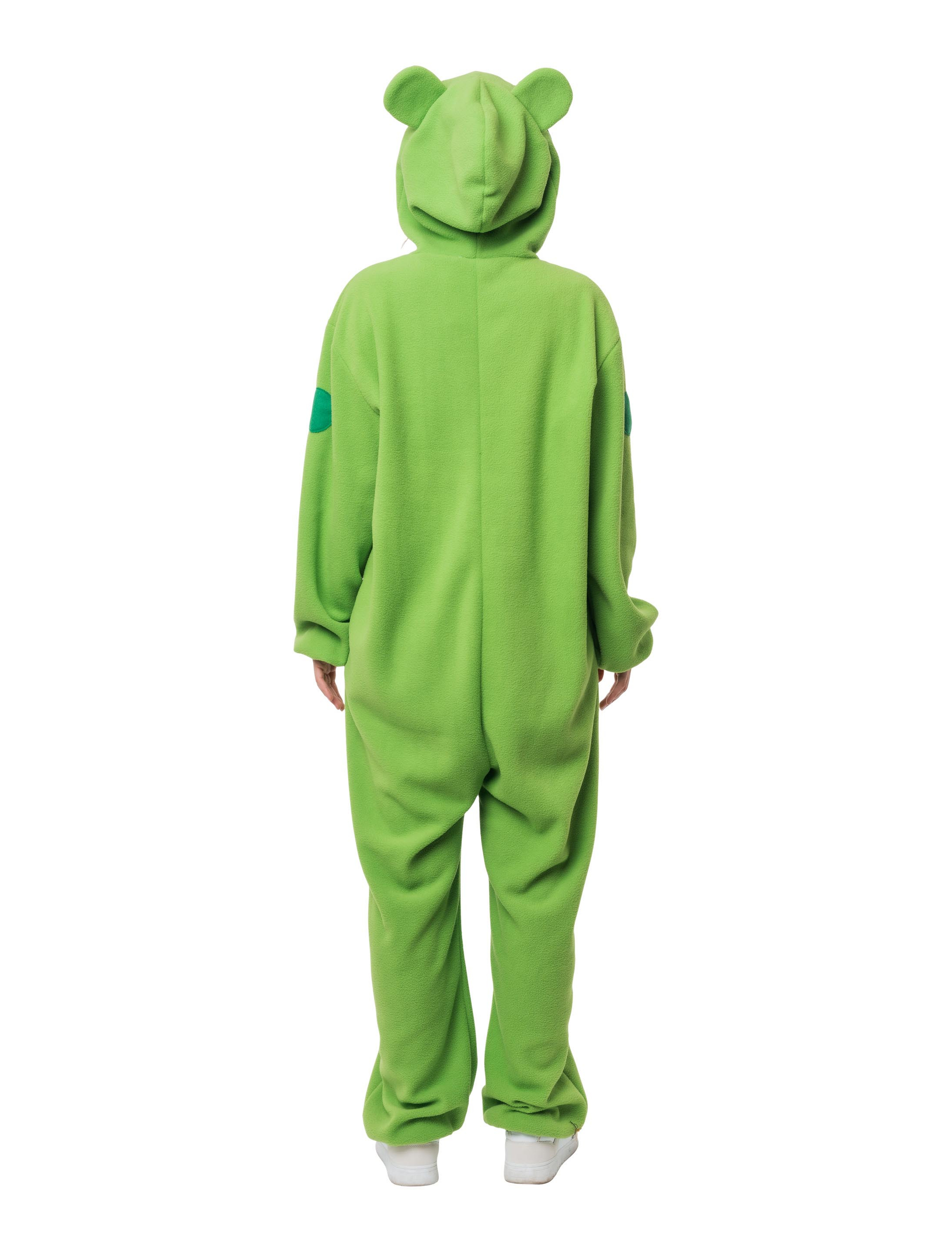 Overall Frosch Plüsch grün XS/S
