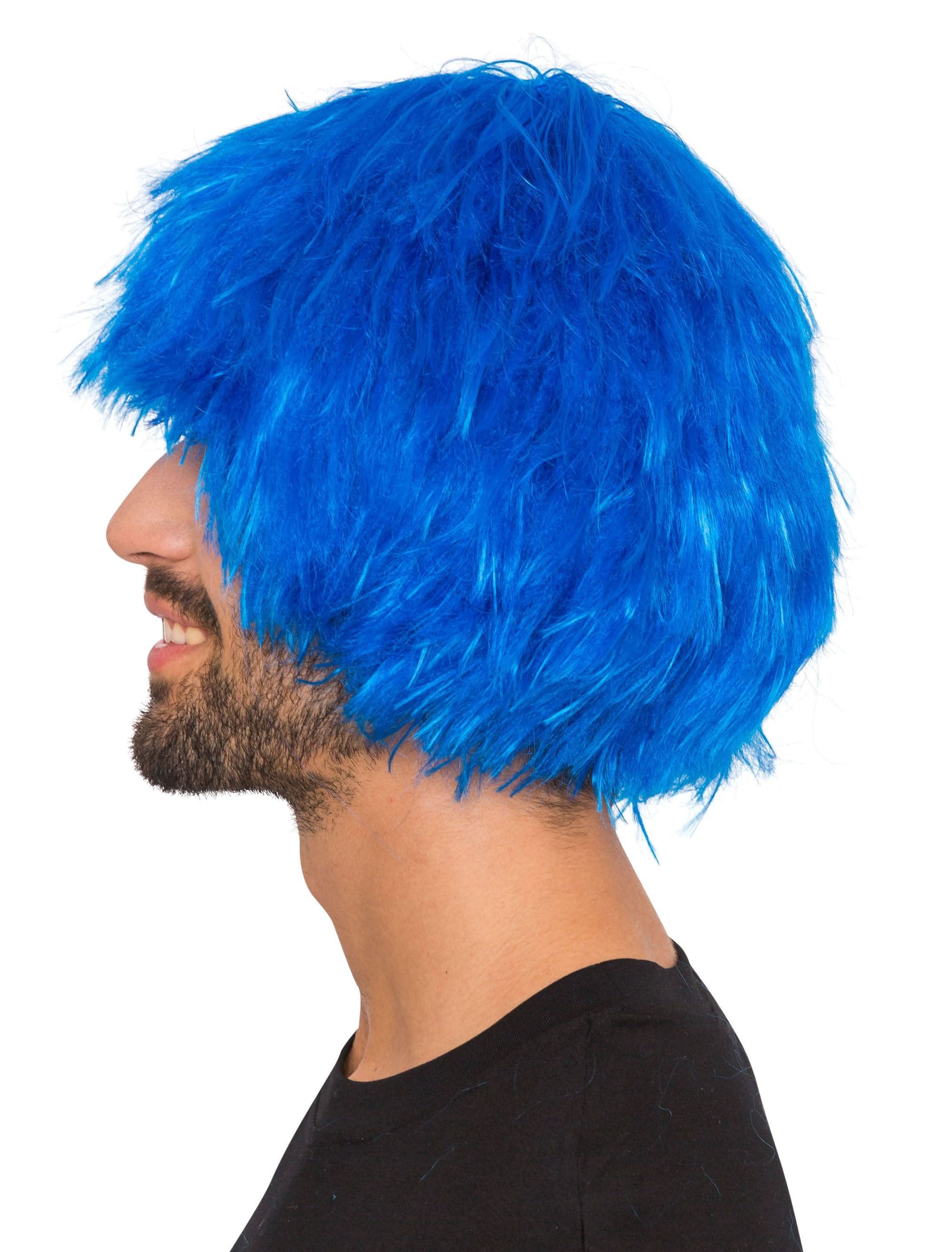 Perücke Clown blau one size