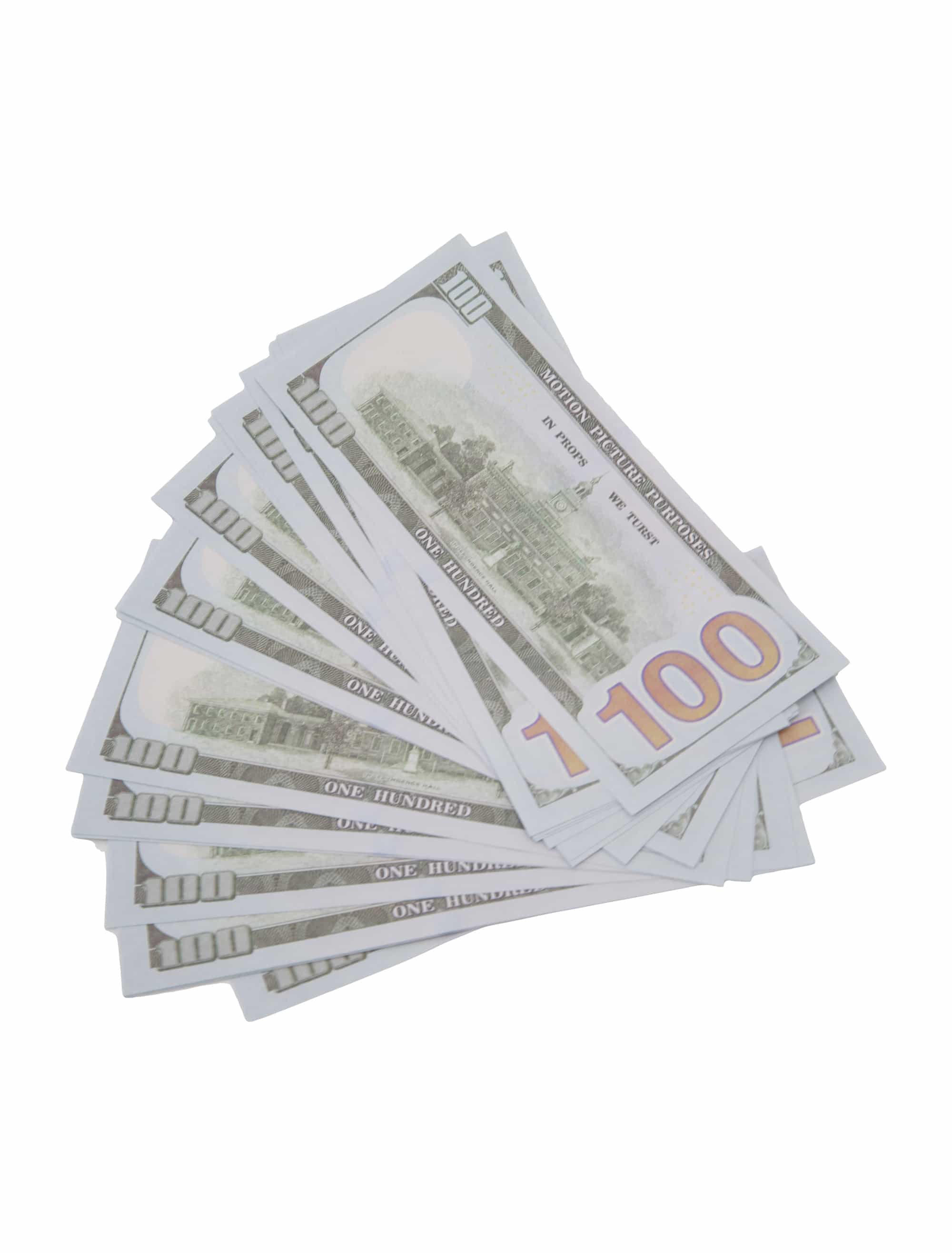 Spielgeld Dollarnoten bunt