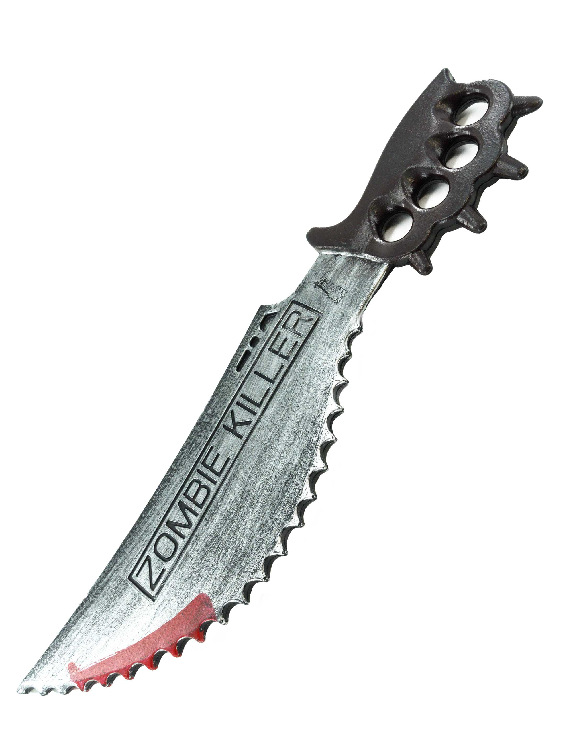 Handsäge Zombie Killer mit Schlagring 52cm schwarz/silber