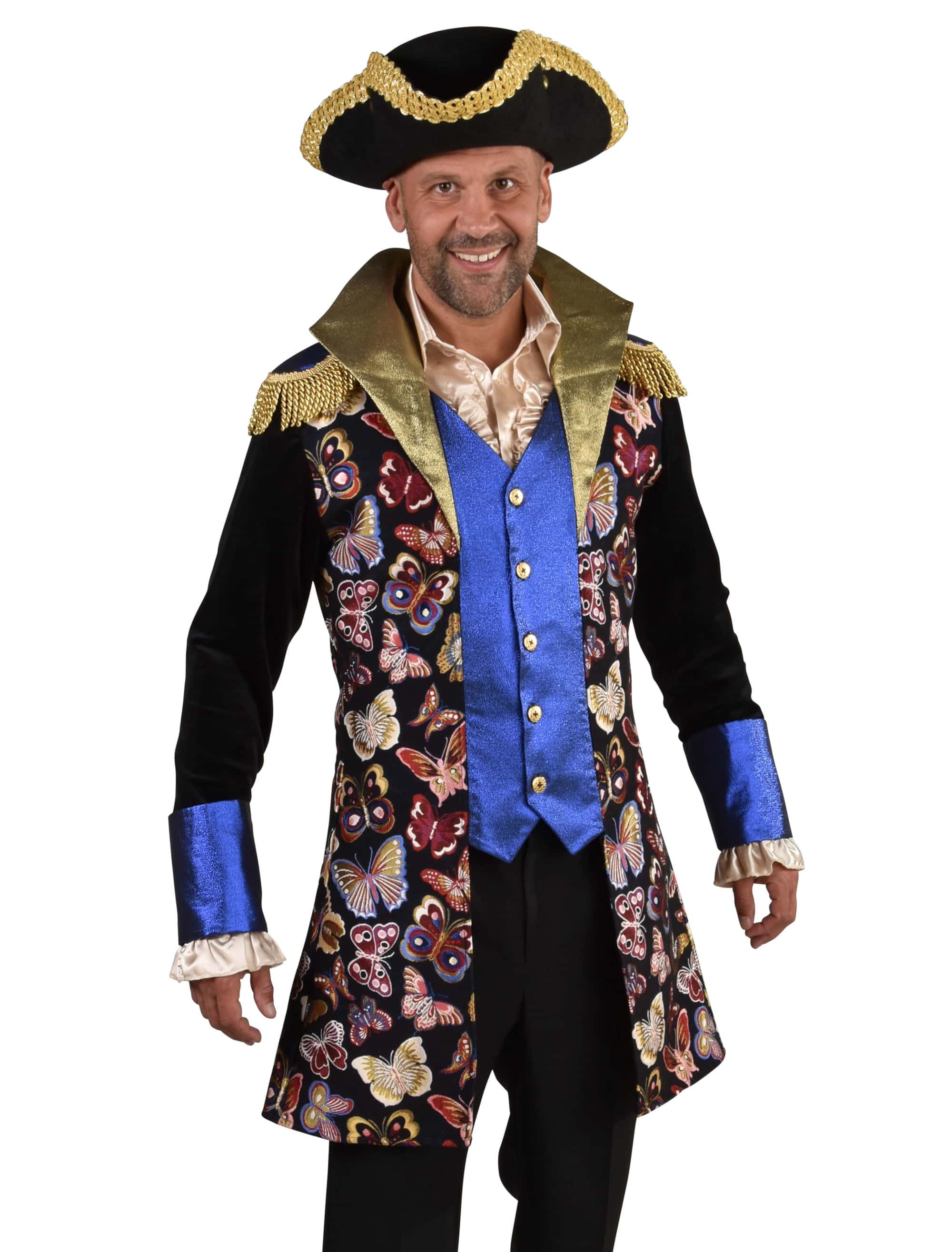 Jacke Schmetterling Herren bunt L