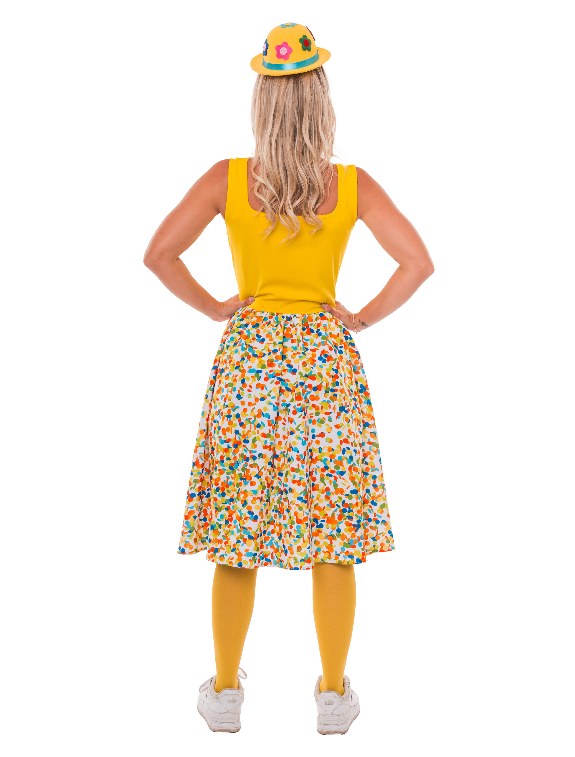 Kleid Konfetti Damen bunt 2XL/3XL