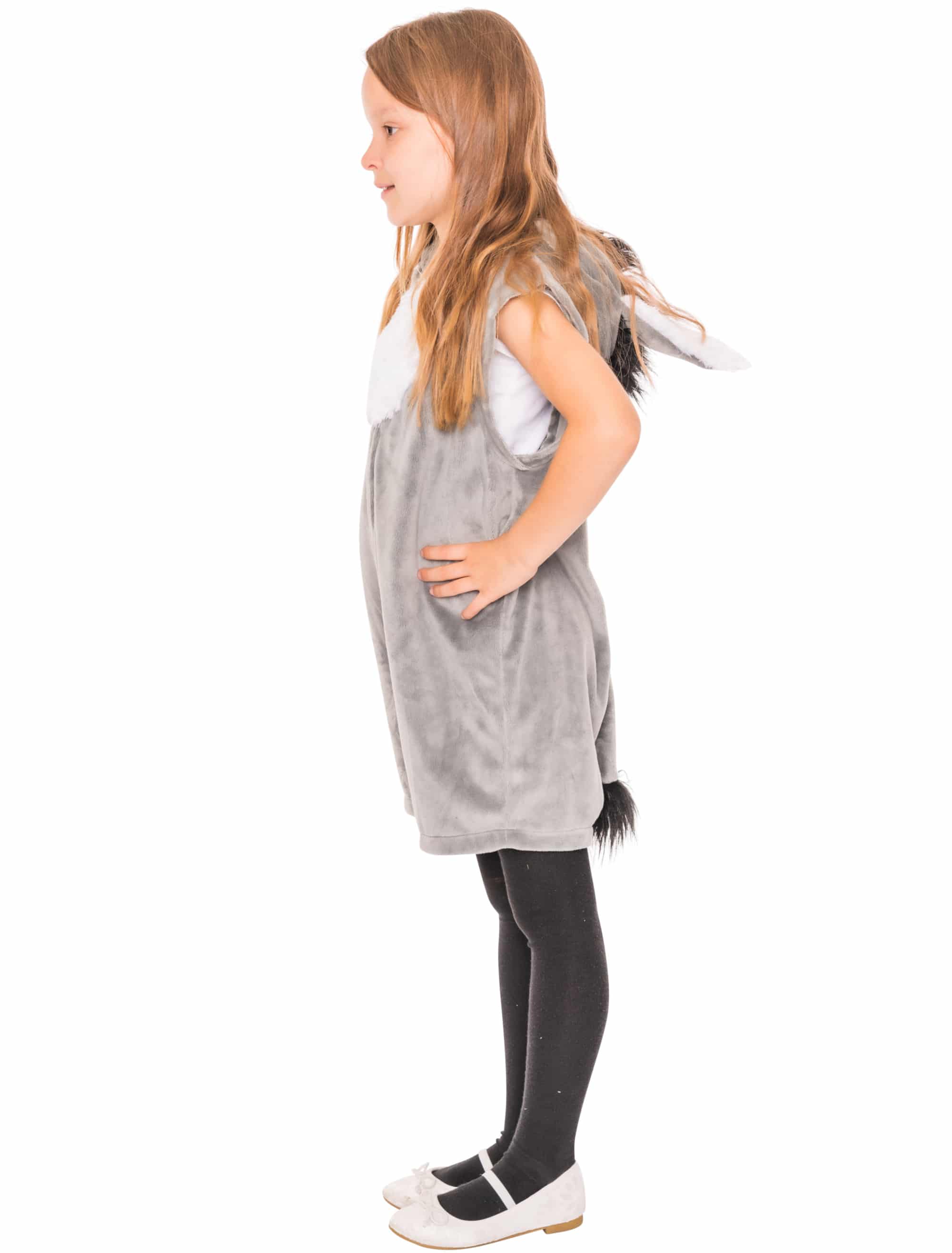 Overall Esel kurz Kinder grau 116-128