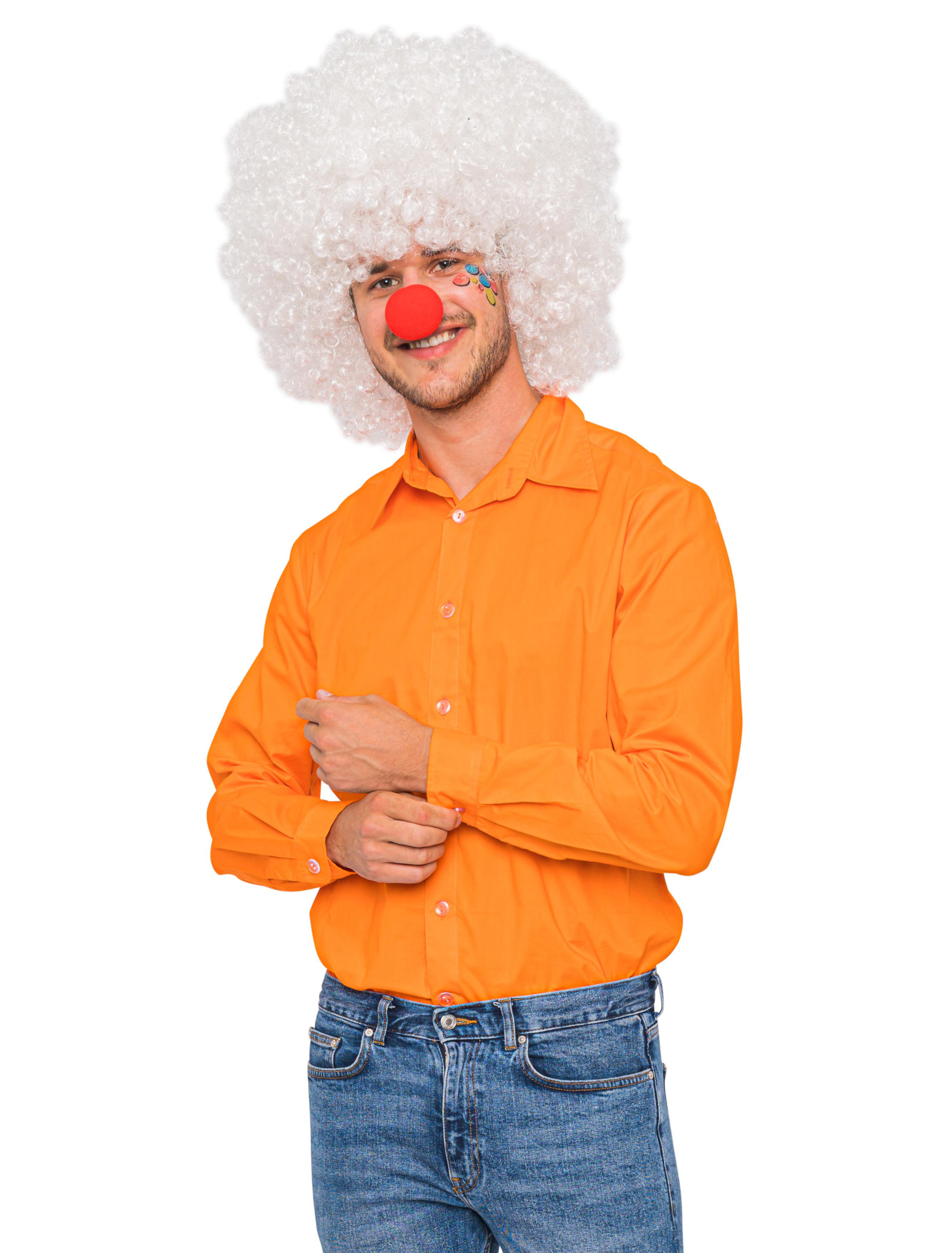 Hemd Herren orange L