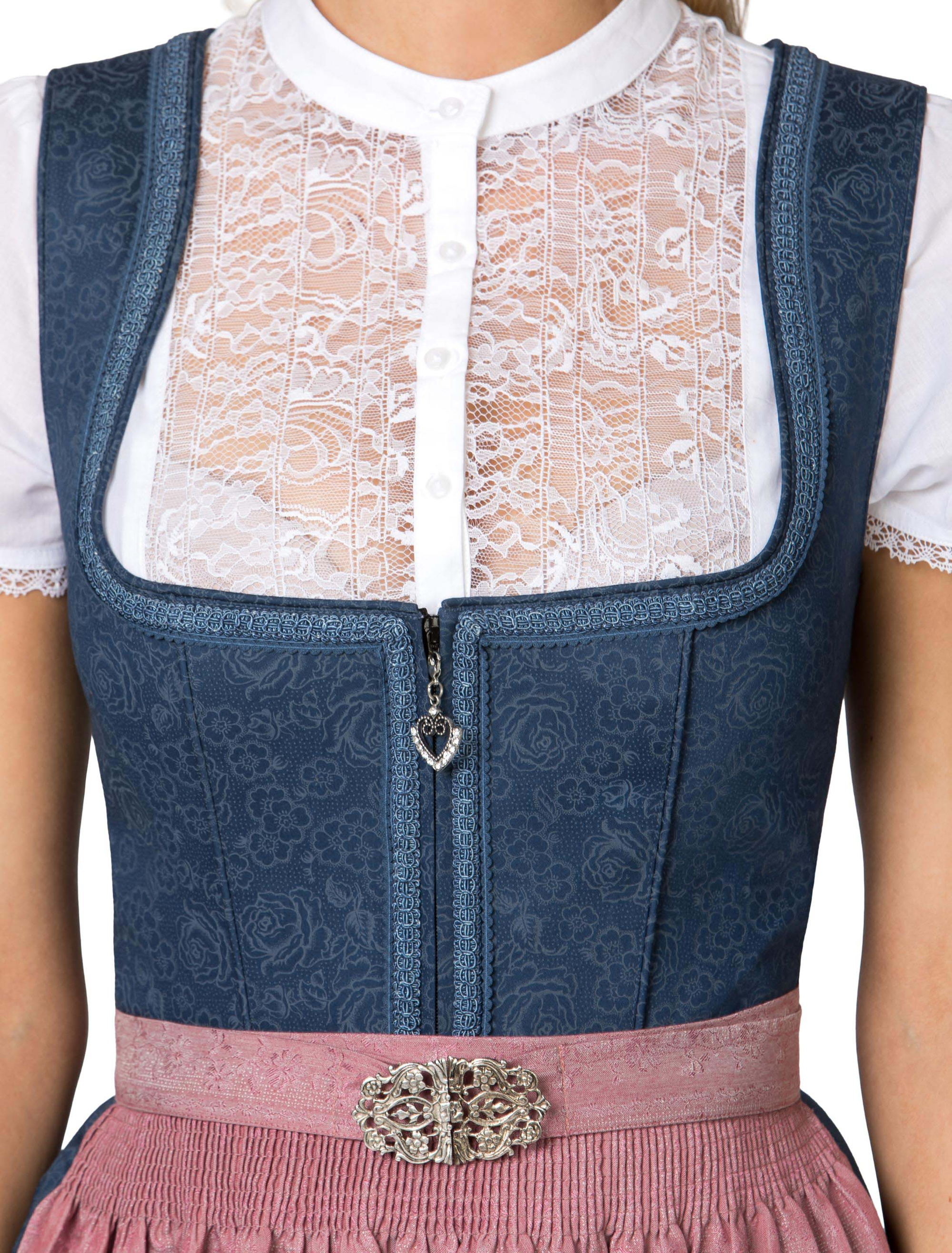 Dirndl Roseline Damen blau 40