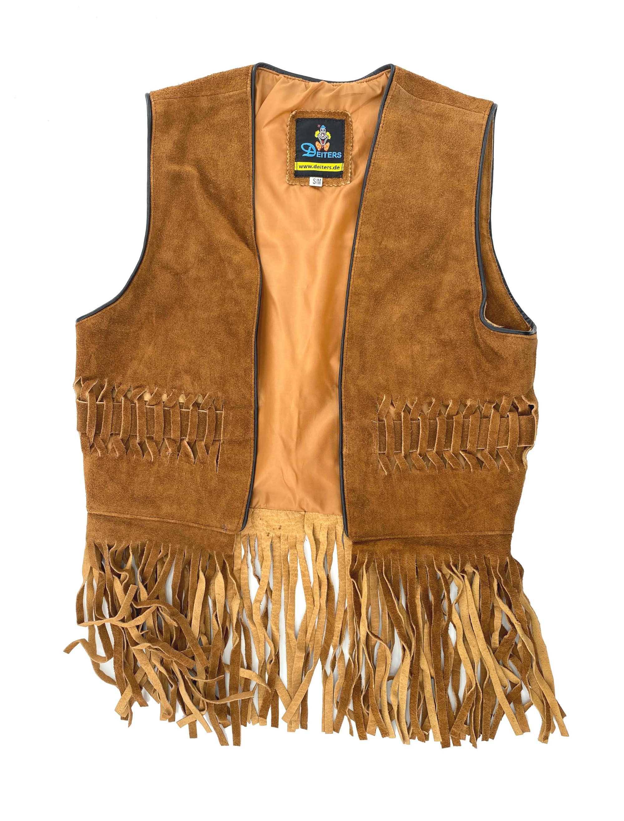 Weste Cowboy Damen hellbraun L/XL