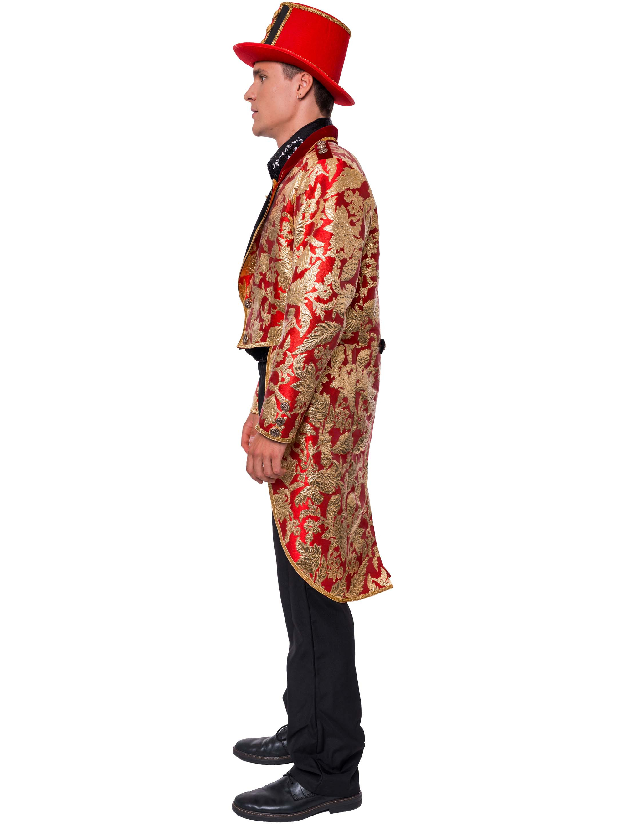 Frack Barock Herren rot/gold S