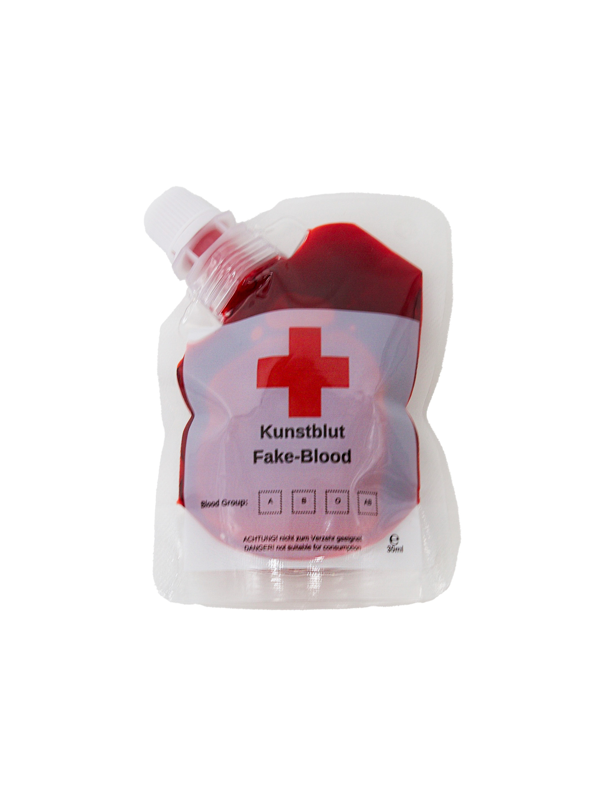 Blutbeutel 30ml rot