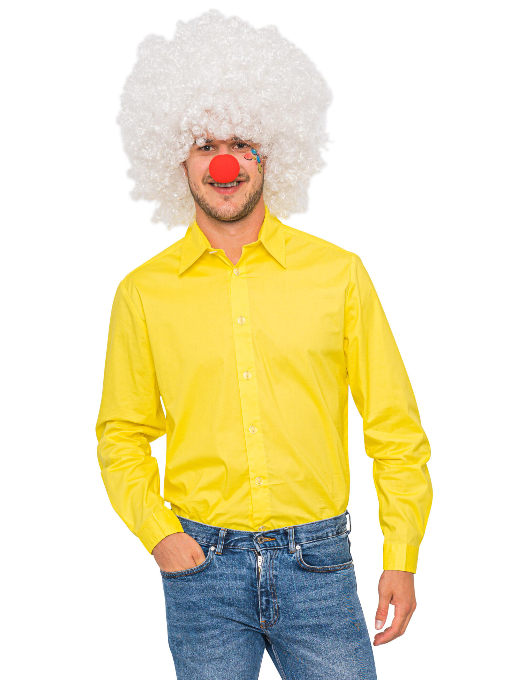Hemd Herren gelb L