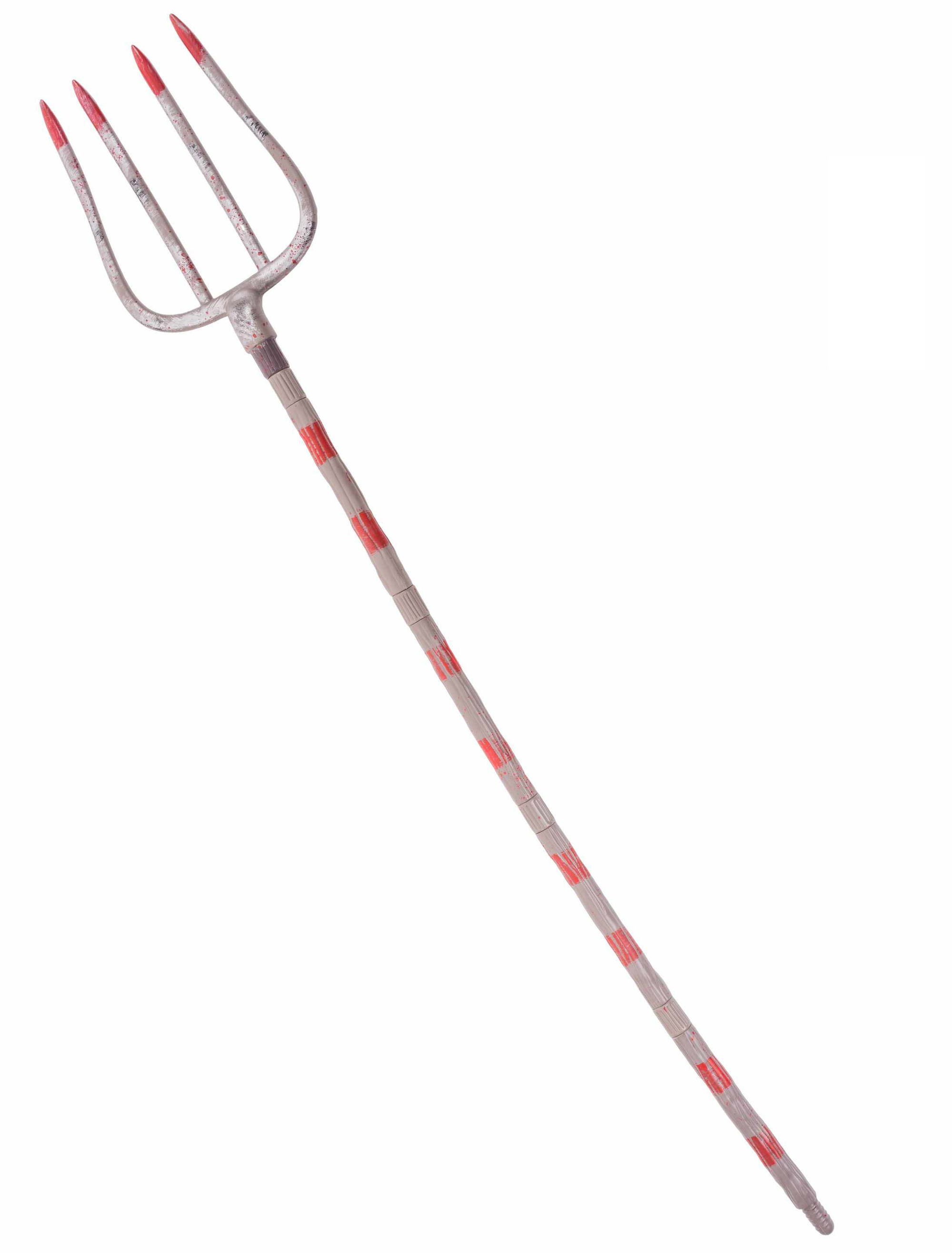 Blutige Mistgabel variable Länge grau/rot
