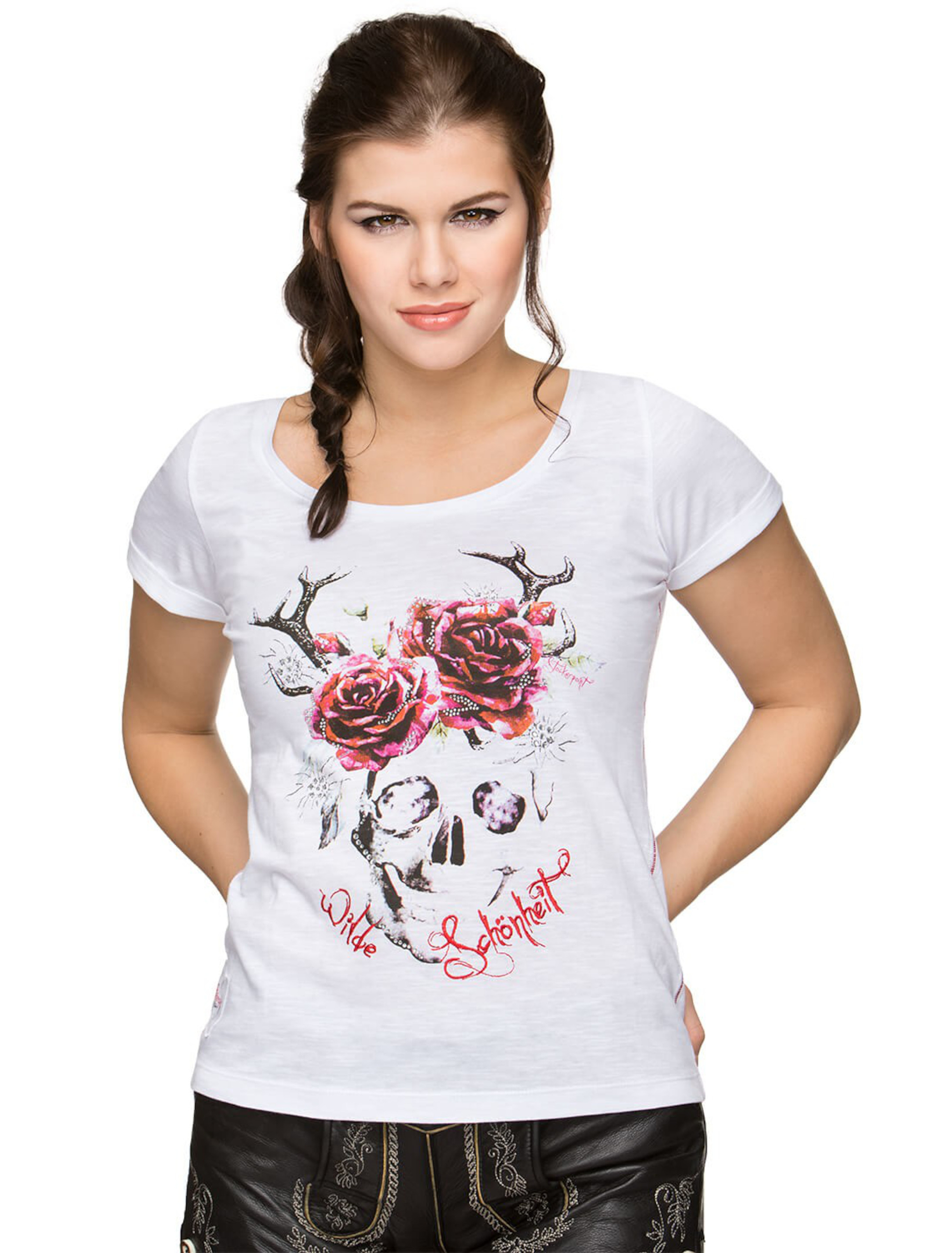 Trachten T-Shirt Gracy Damen weiß L