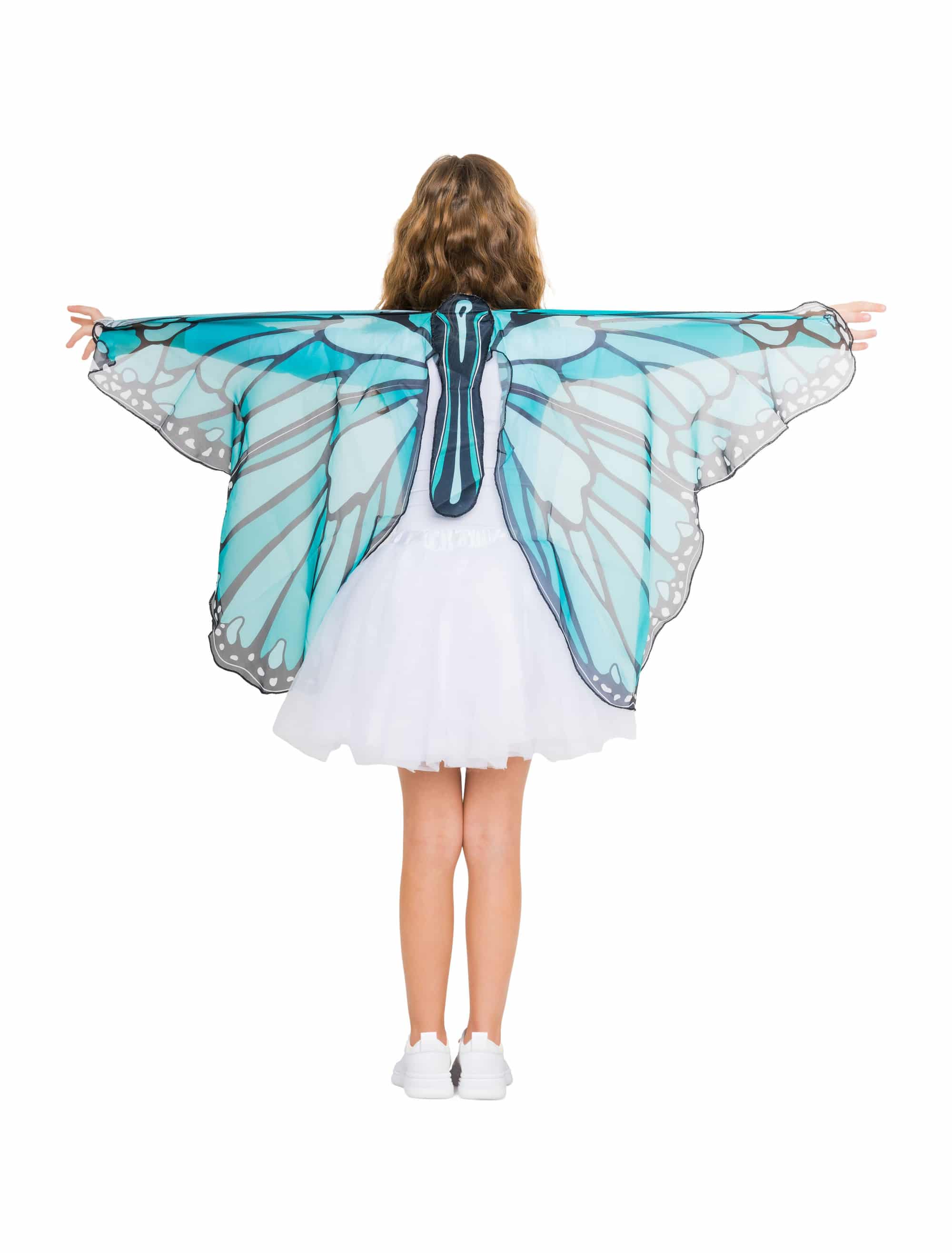 Flügel Schmetterling Kinder türkis