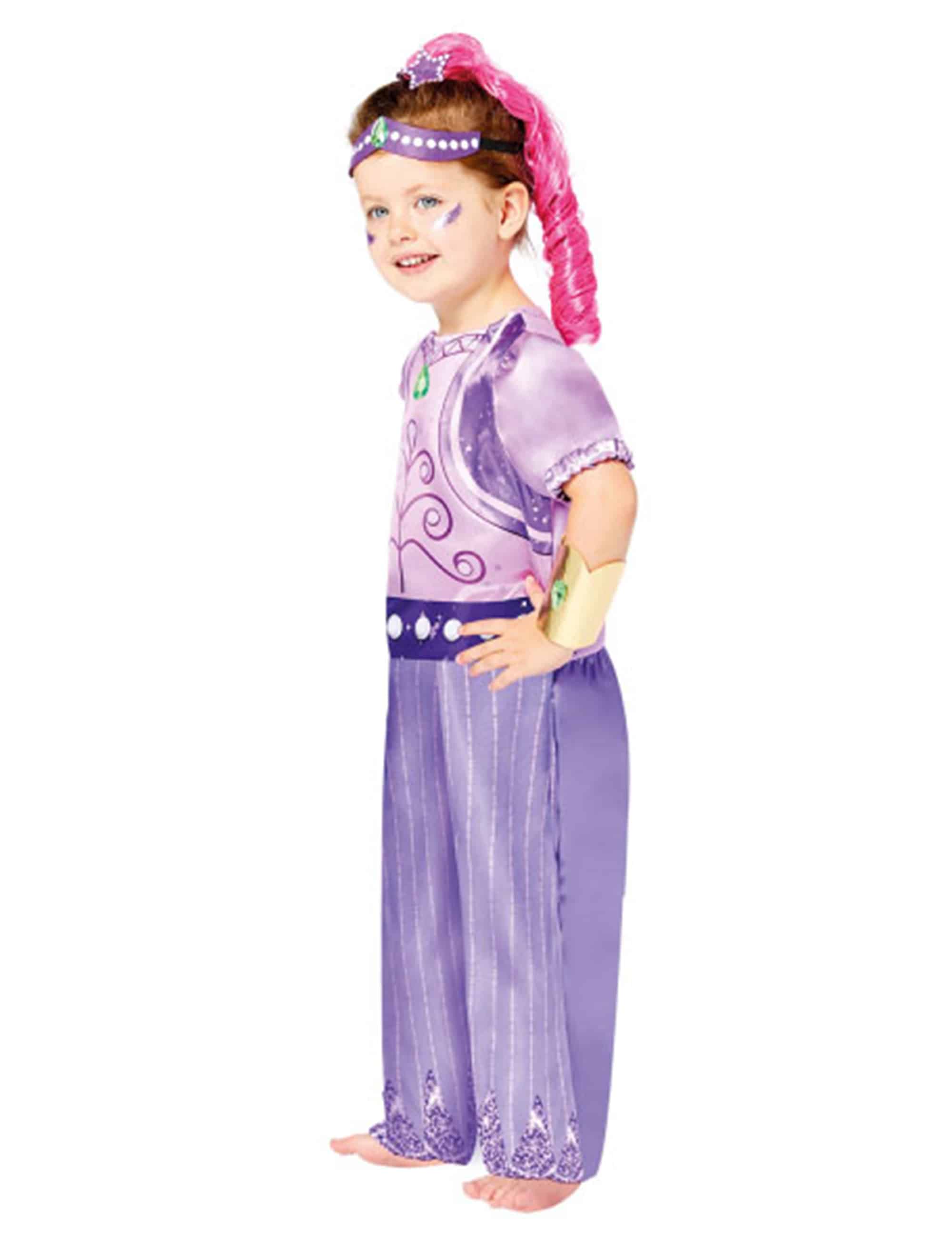 Kostüm Shimmer 4-tlg. Kinder lila 4-6 Jahre