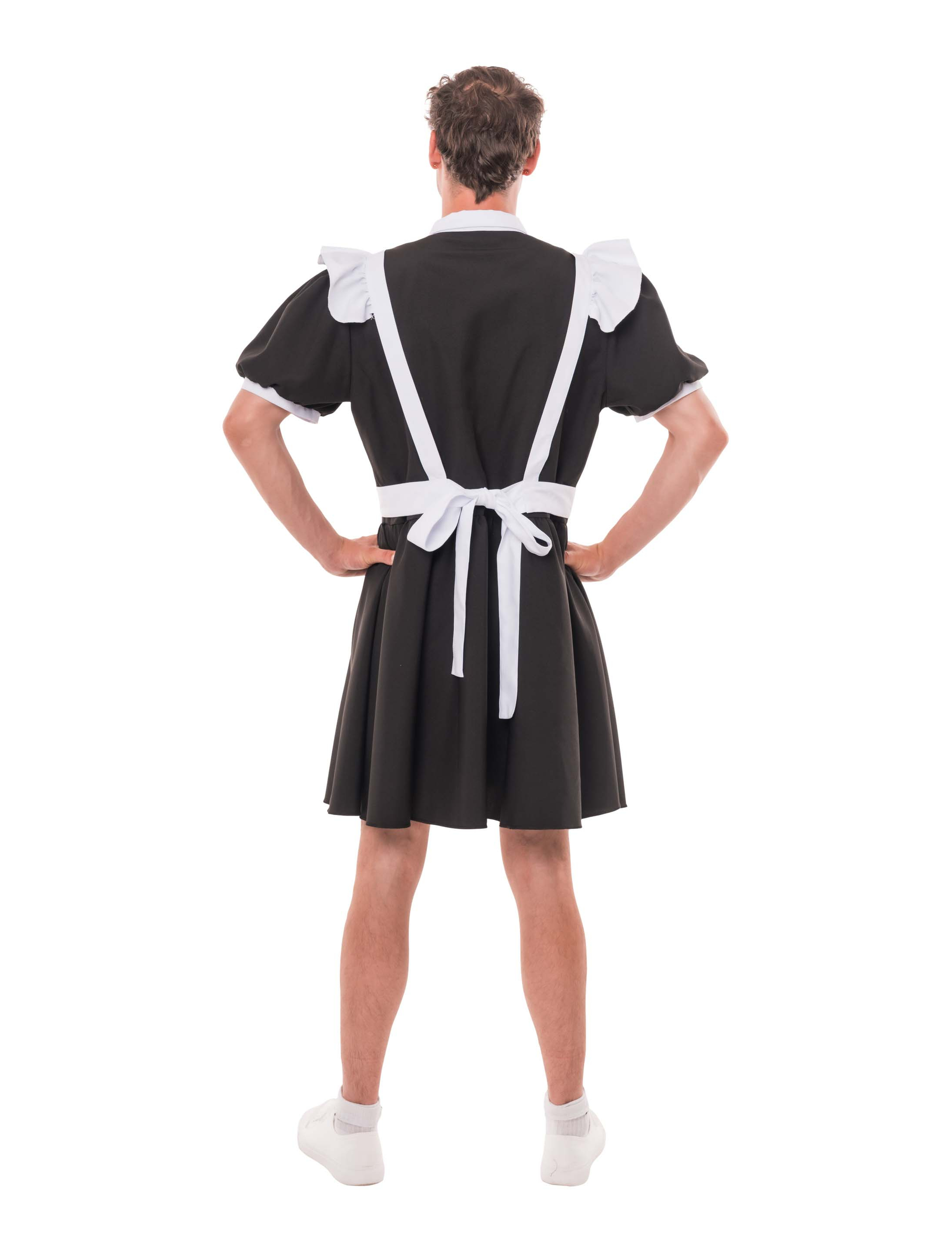 Kleid Dienstmädchen 2-tlg. Herren schwarz/weiß 2XL/3XL