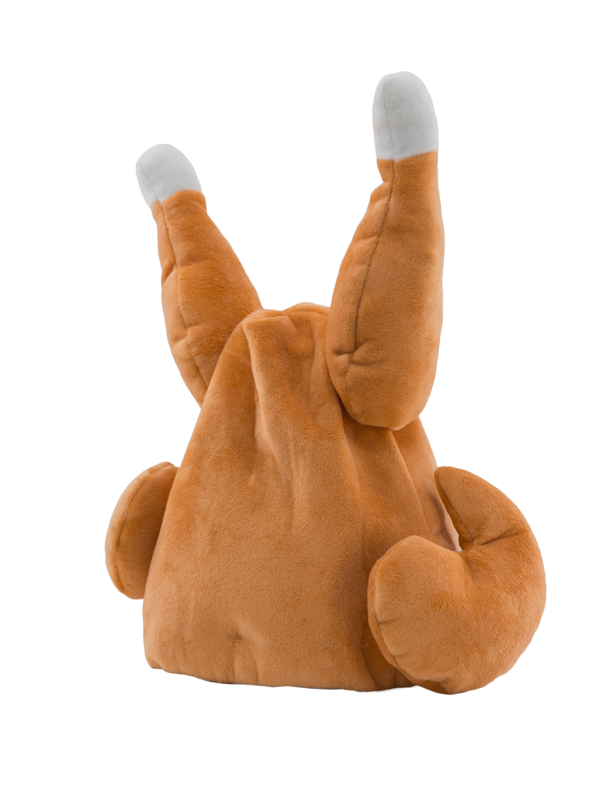 Mütze Brathähnchen tanzend hellbraun one size