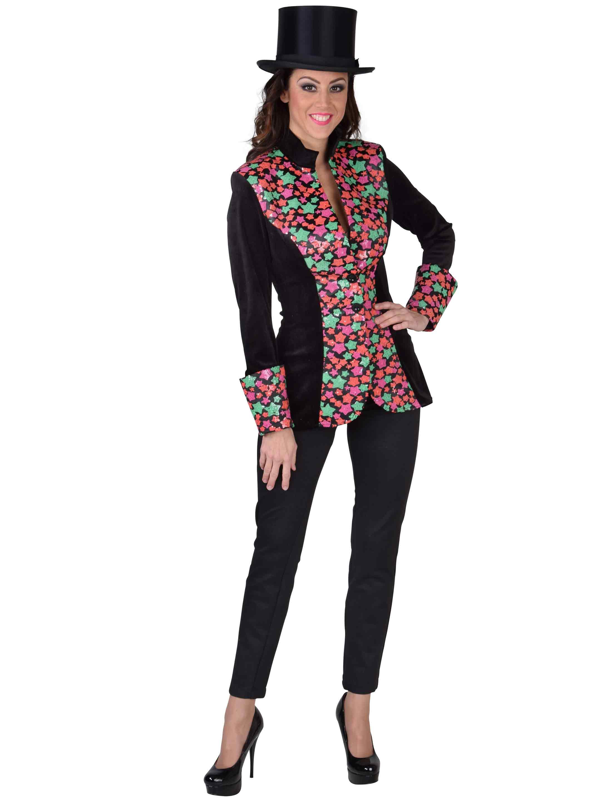 Showjacke Star Damen bunt XL