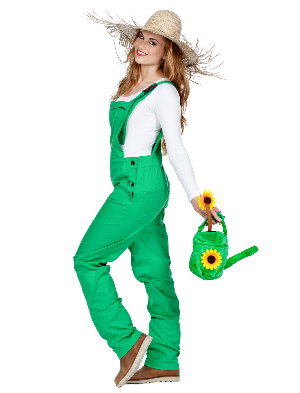 Latzhose Herren grün XL
