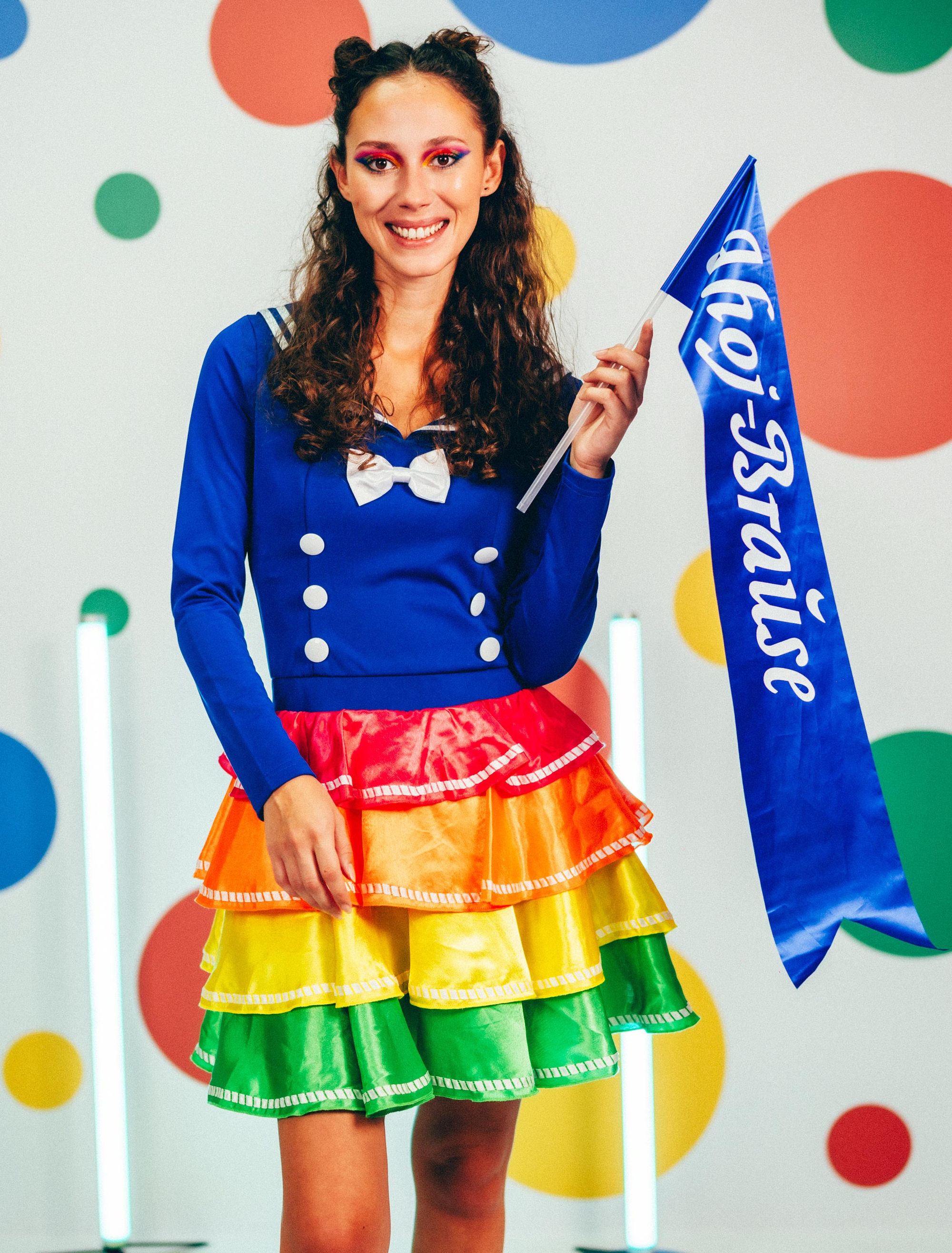 Kleid Ahoj-Brause Damen bunt 40