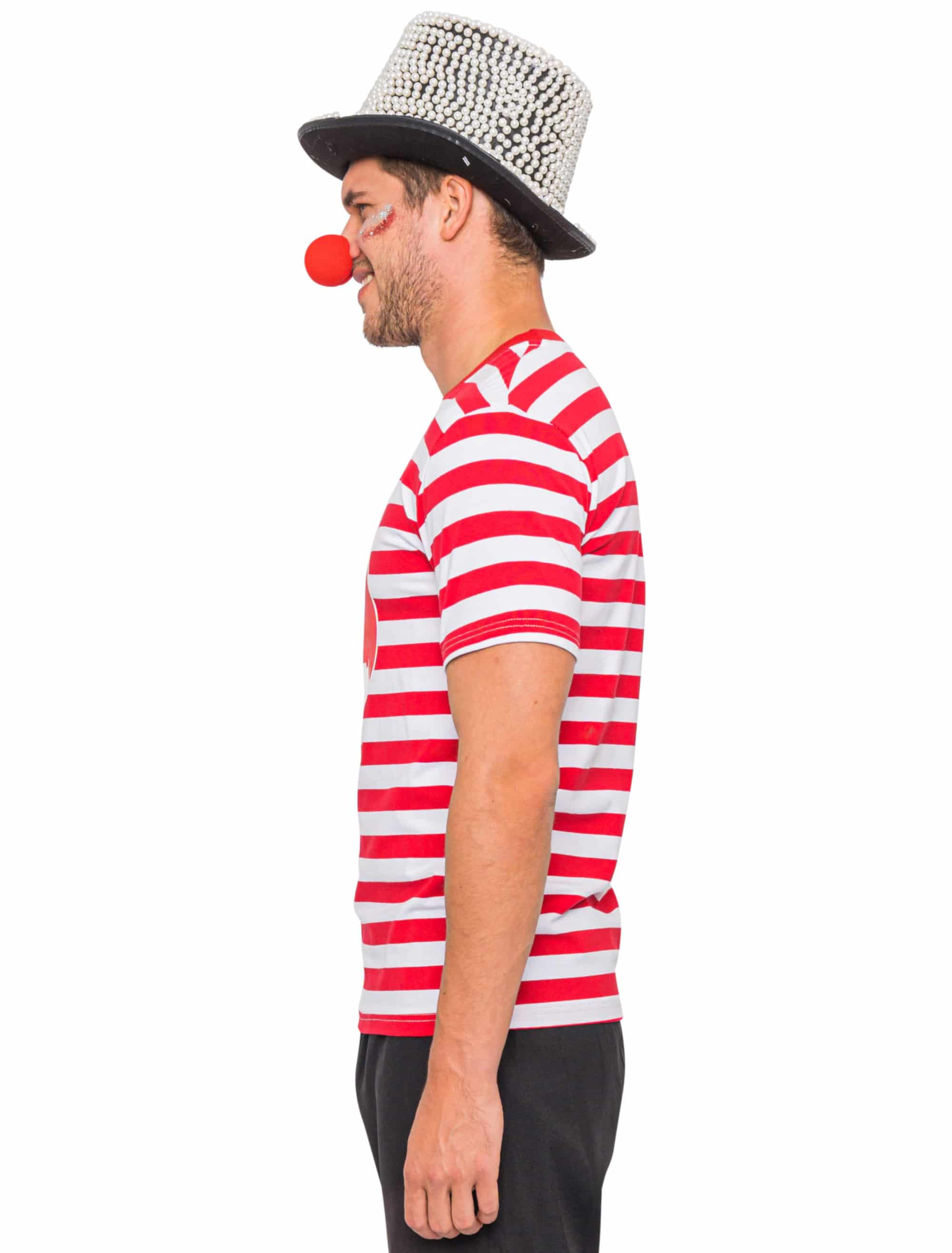 T-Shirt mit Dom Herren rot/weiß 5XL